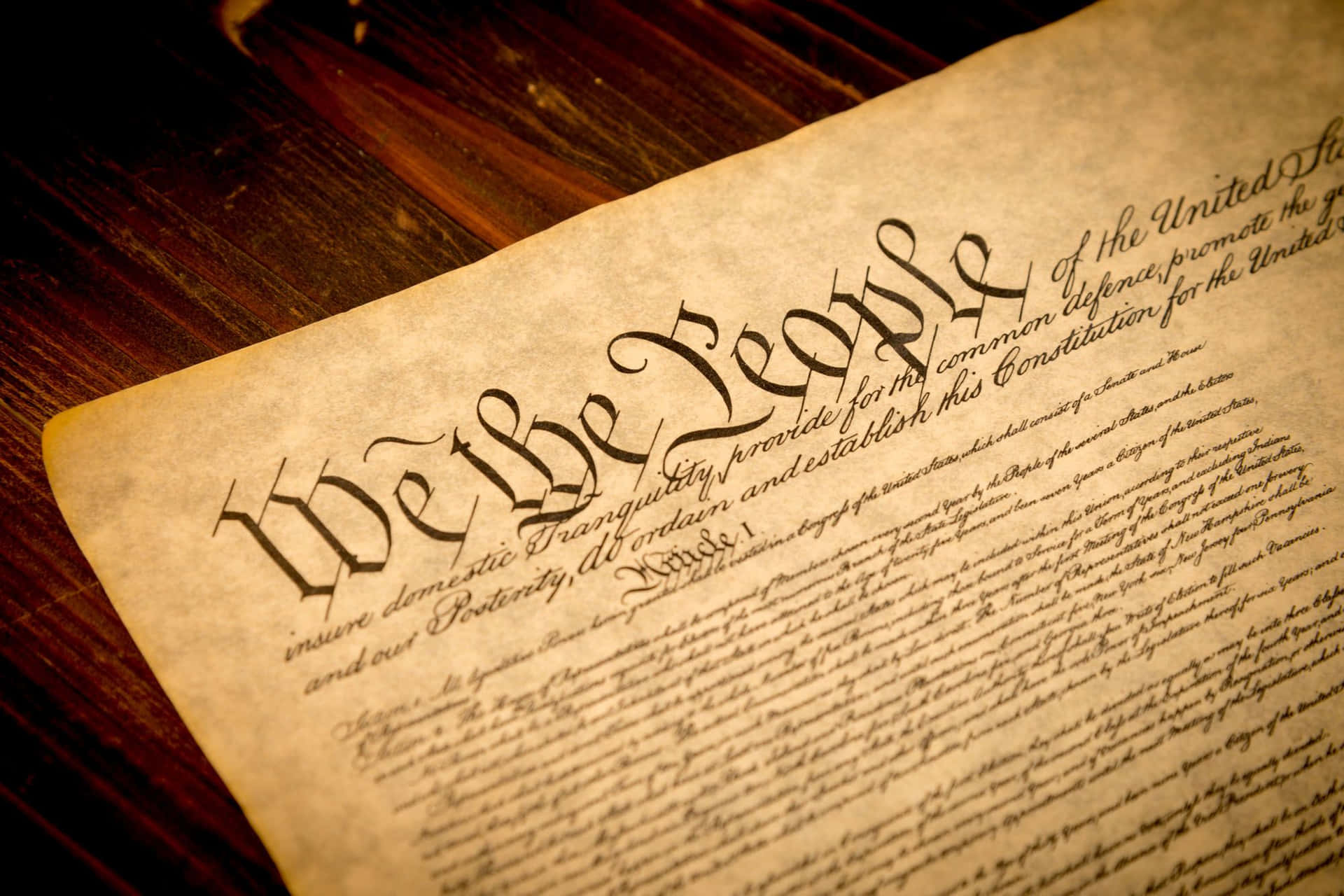 The Constitution Of The United States Background