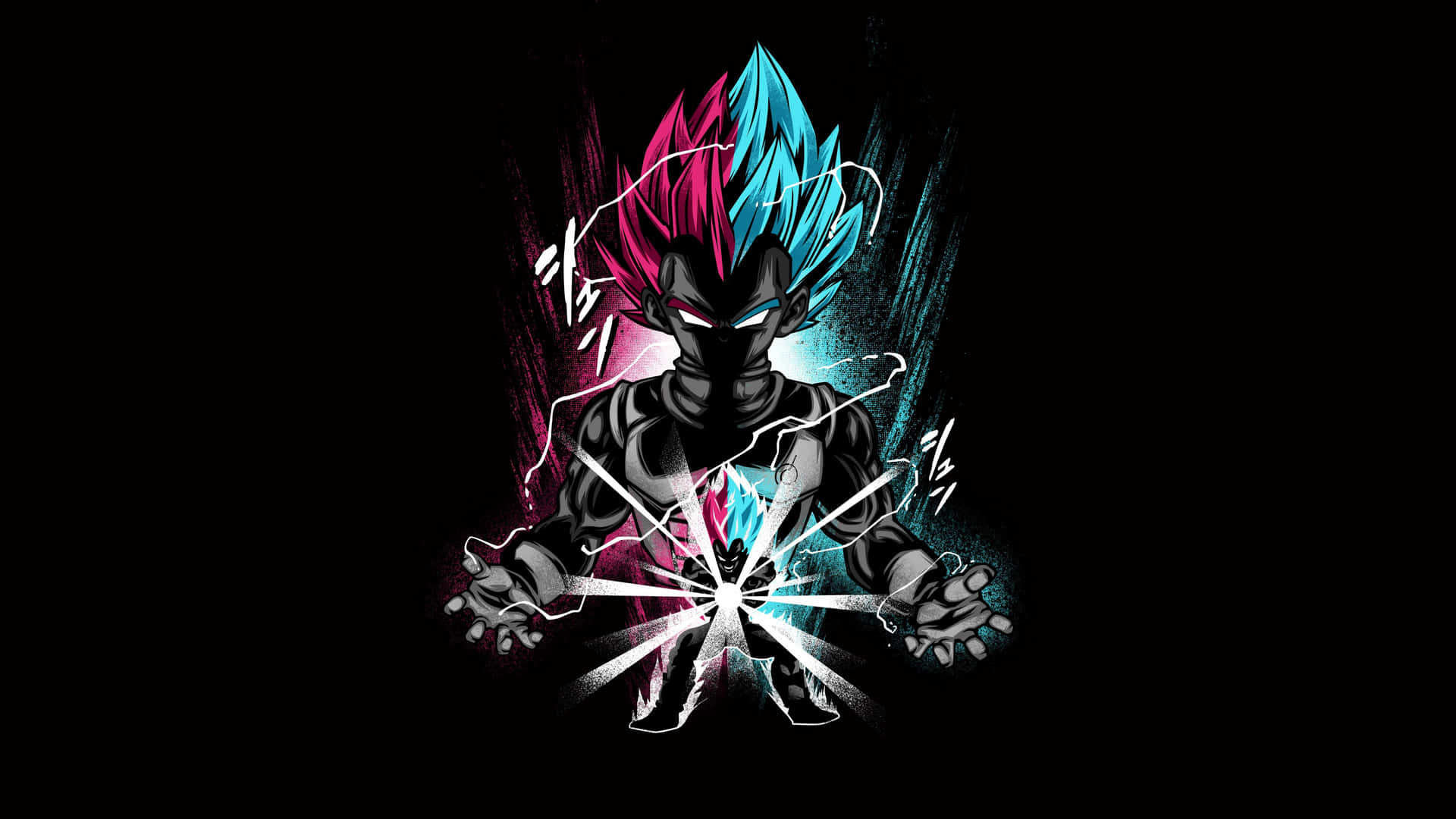 The Coolest Saiyan Prince - Vegeta Background