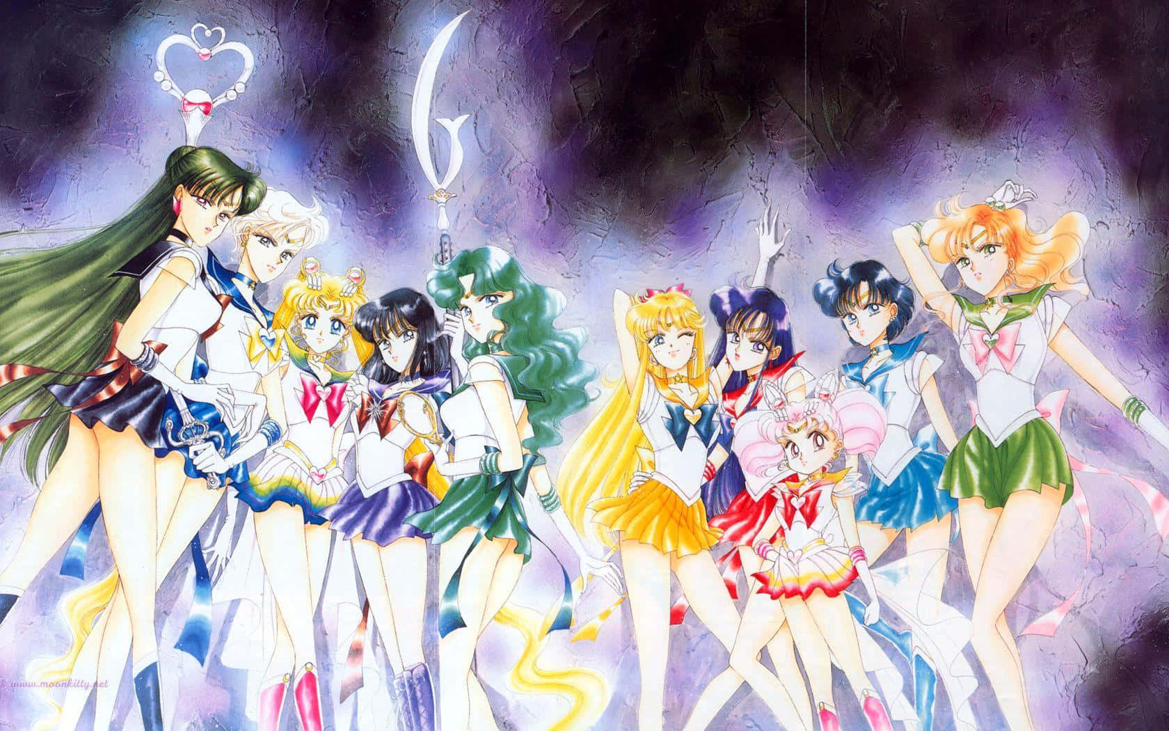 “the Courageous Sailor Moon Crystal” Background