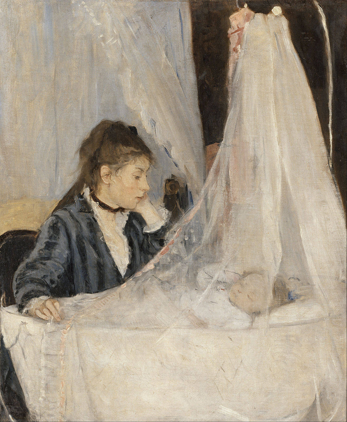 The Cradle Impressionist Painting