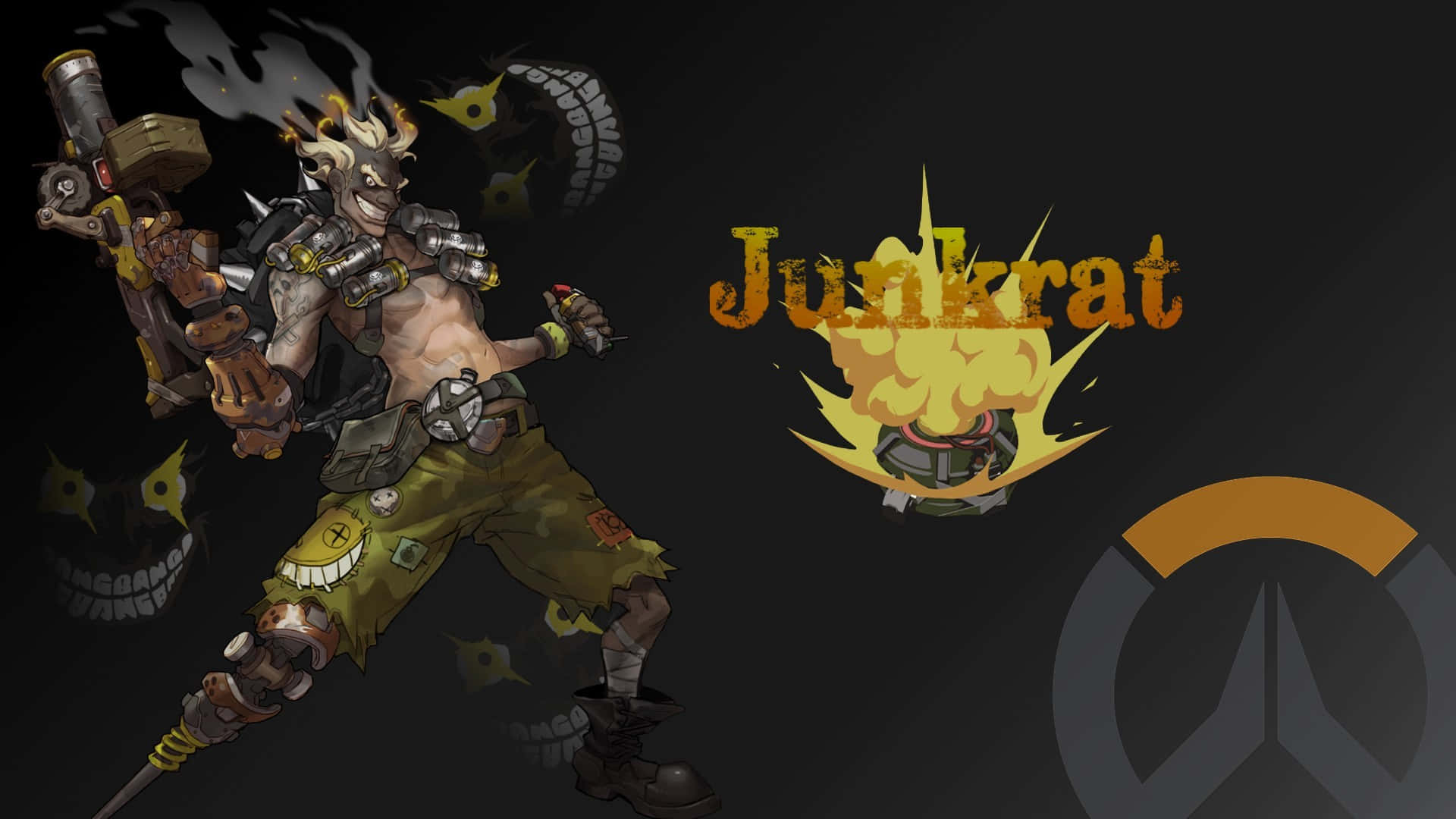 The Crafty And Mischievous Junkrat Background