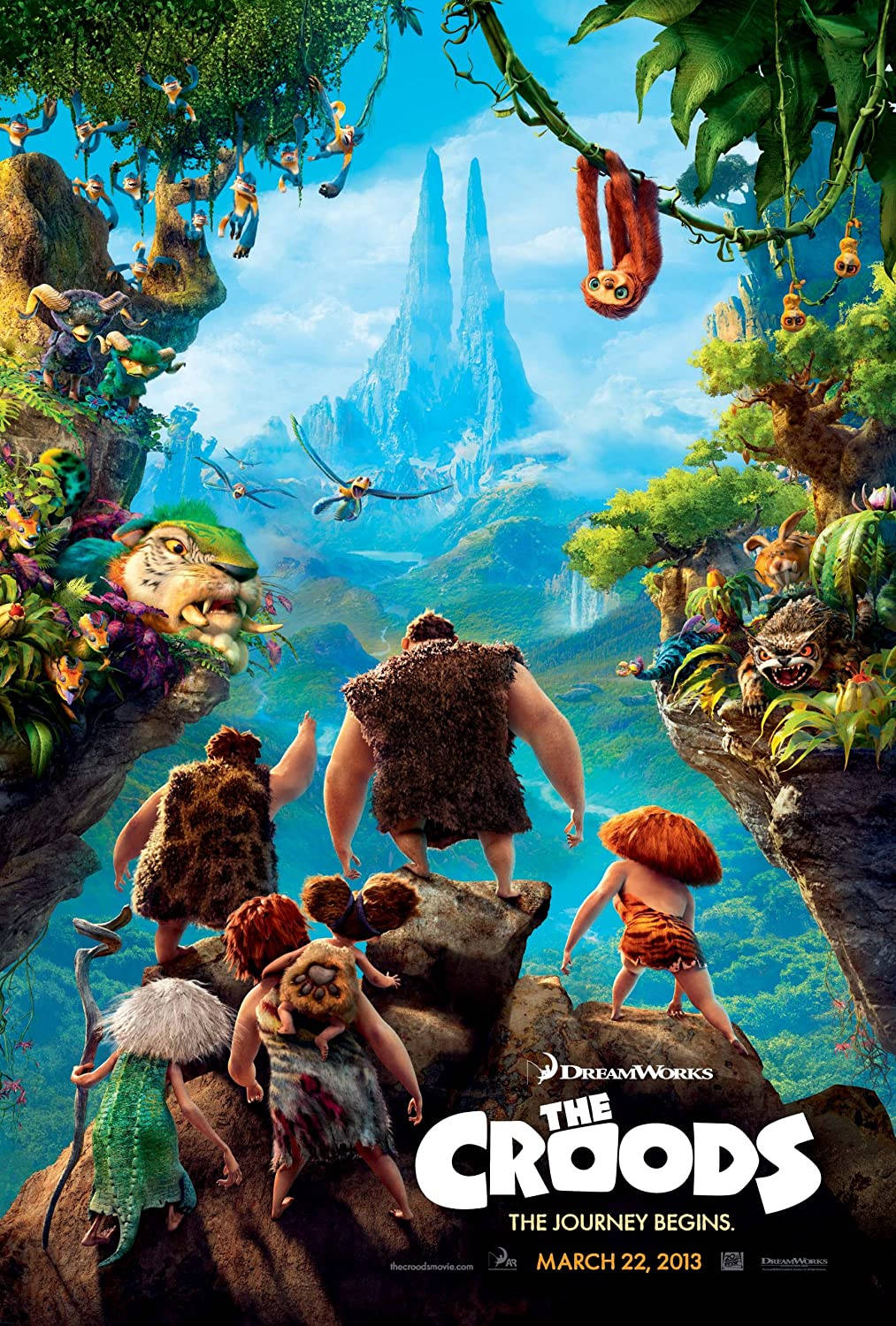 The Croods Backs Movie Poster