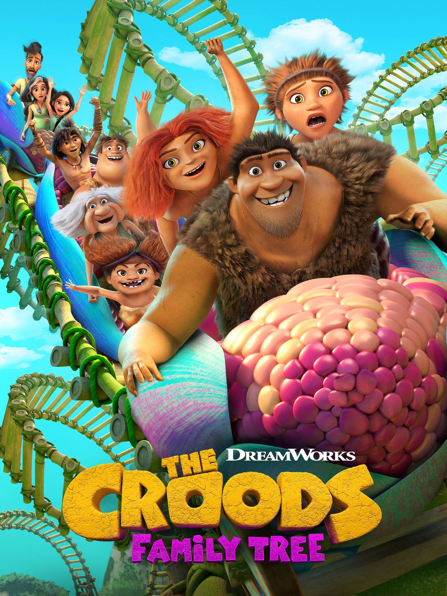 The Croods Family Tree Rollercoaster Background