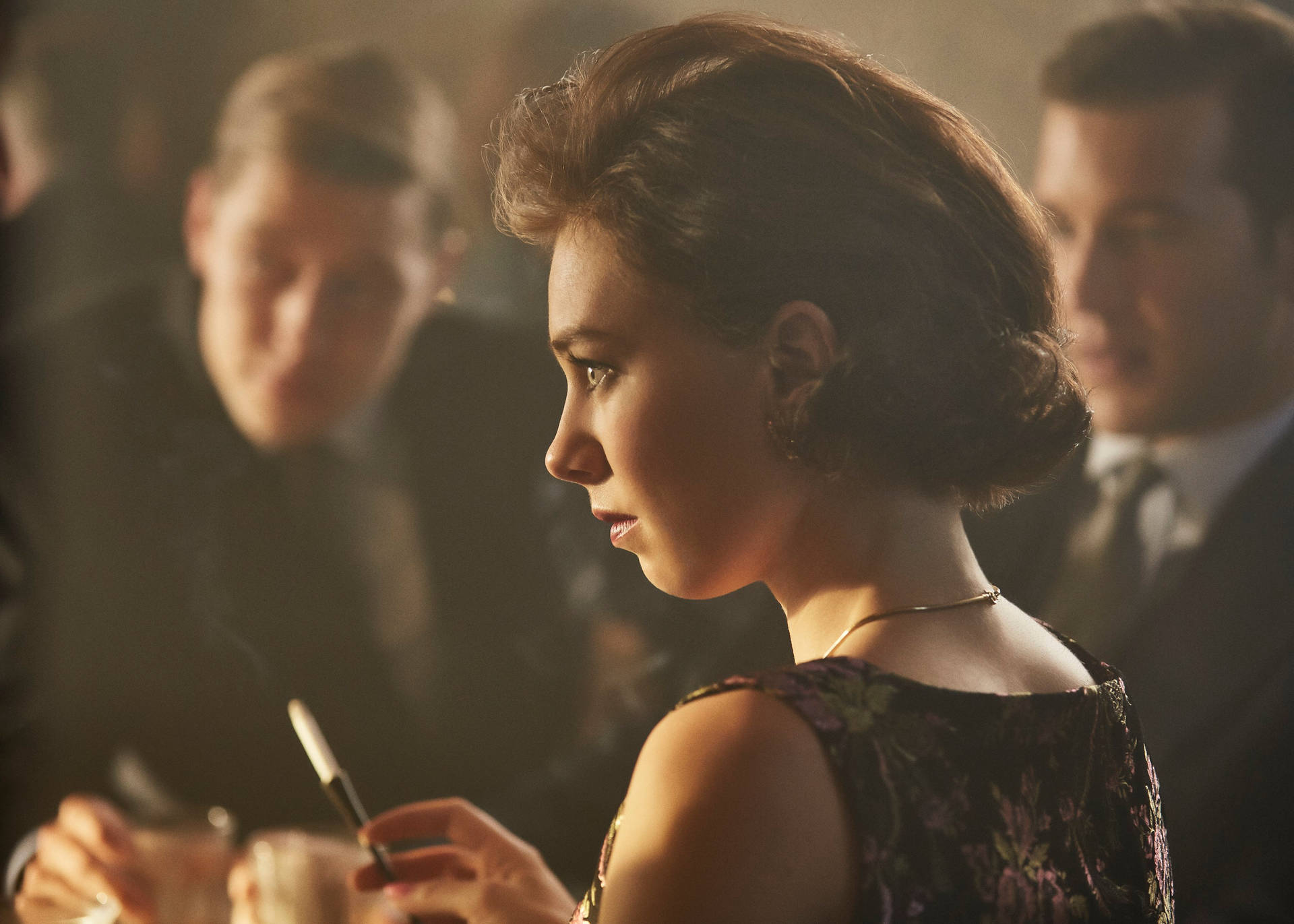 The Crown Side Profile Princess Margaret Background