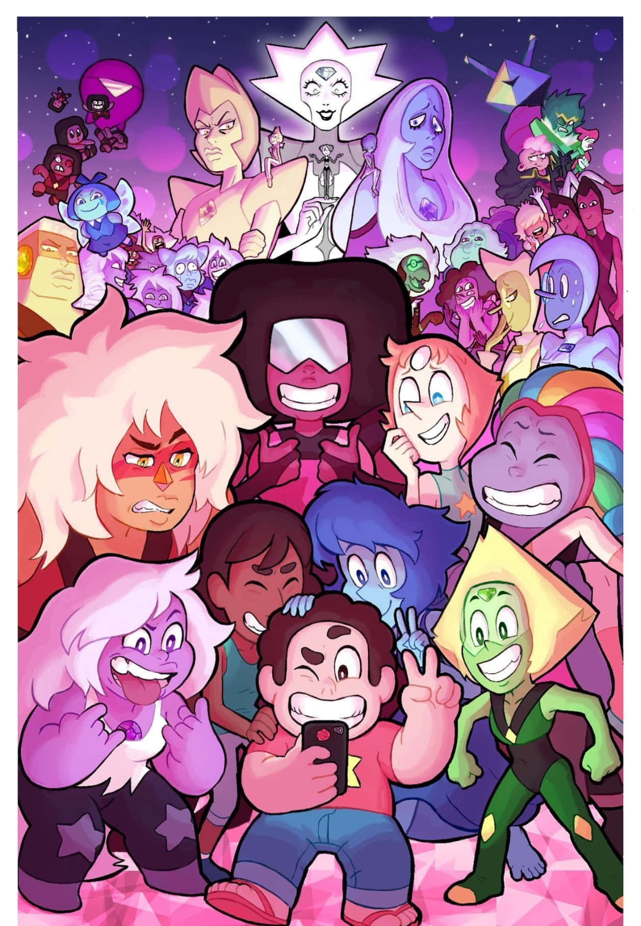 The Crystal Gem Family, Steven Universe Background