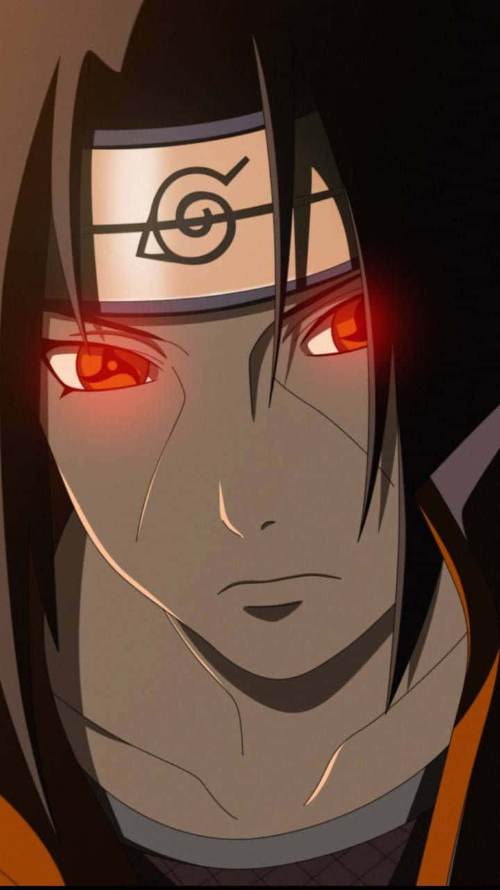 The Cunning Face Of Itachi Uchiha Background