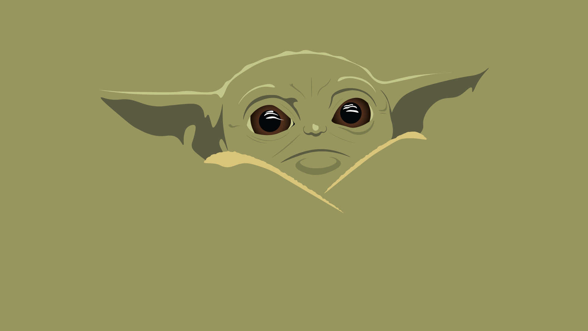 The Cutest Baby Yoda Cartoon You’ll Ever See Background