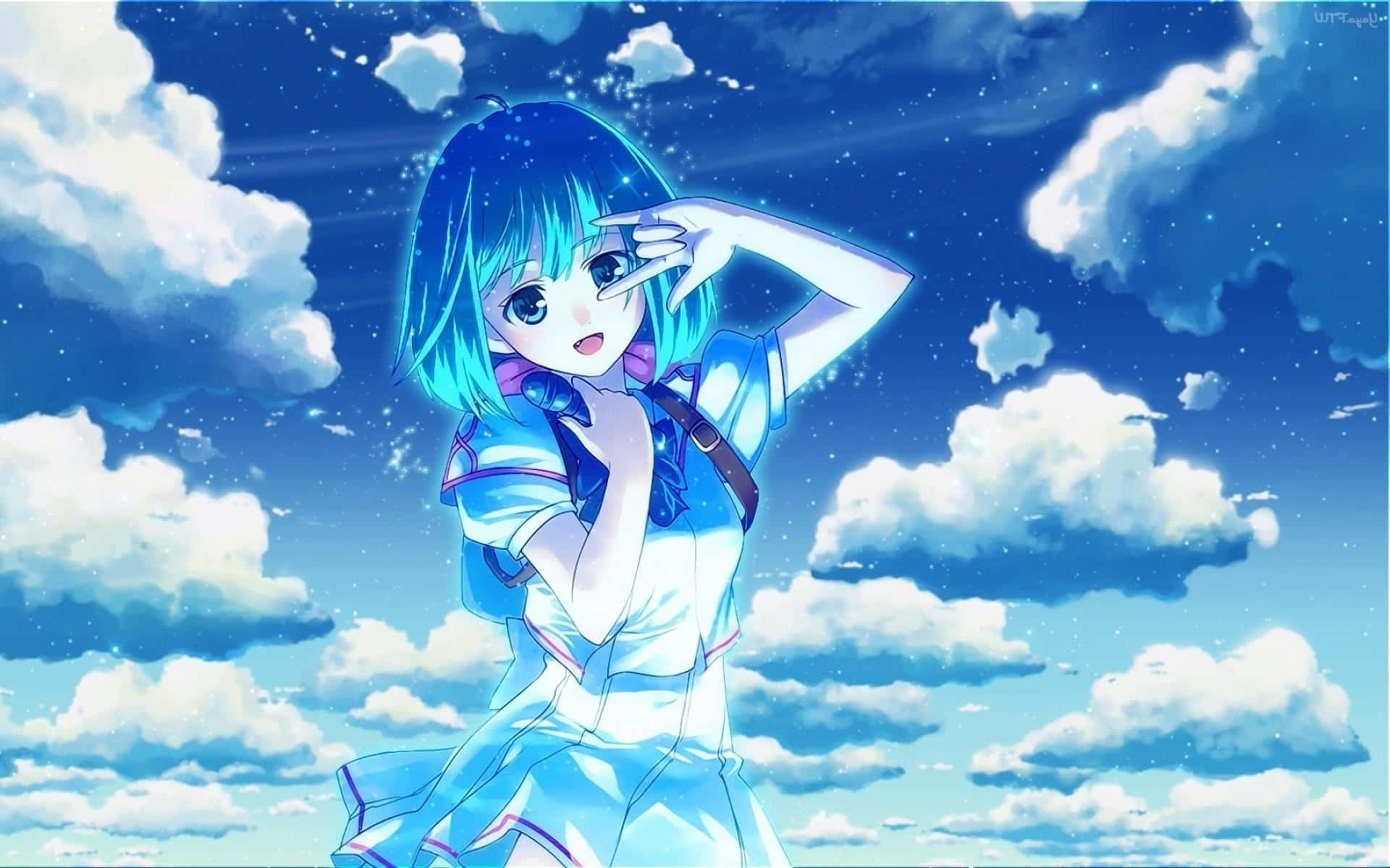 The Cutest Kawaii Anime Girl Background