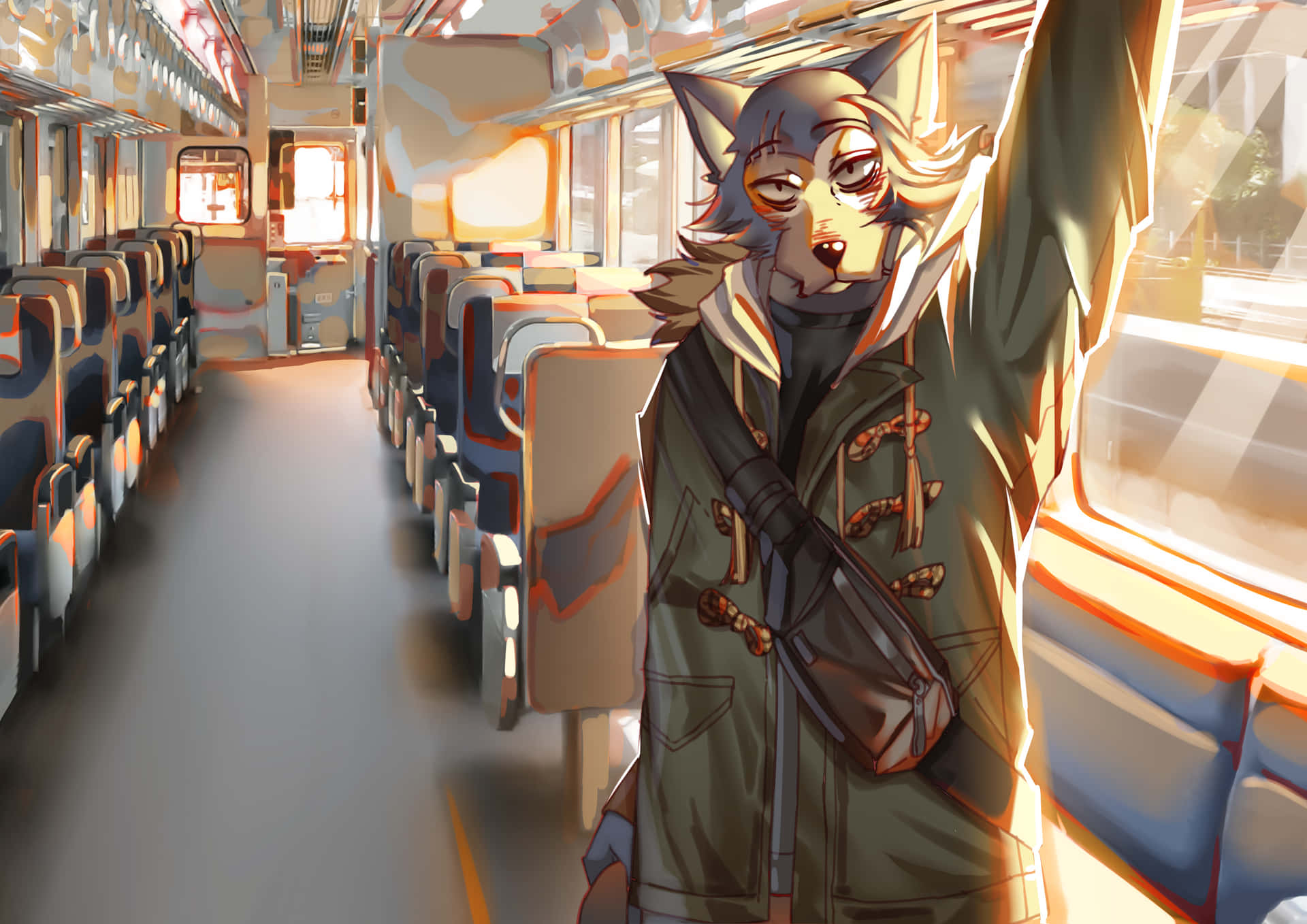 The Cutest Wolf In Town - Legosi Background