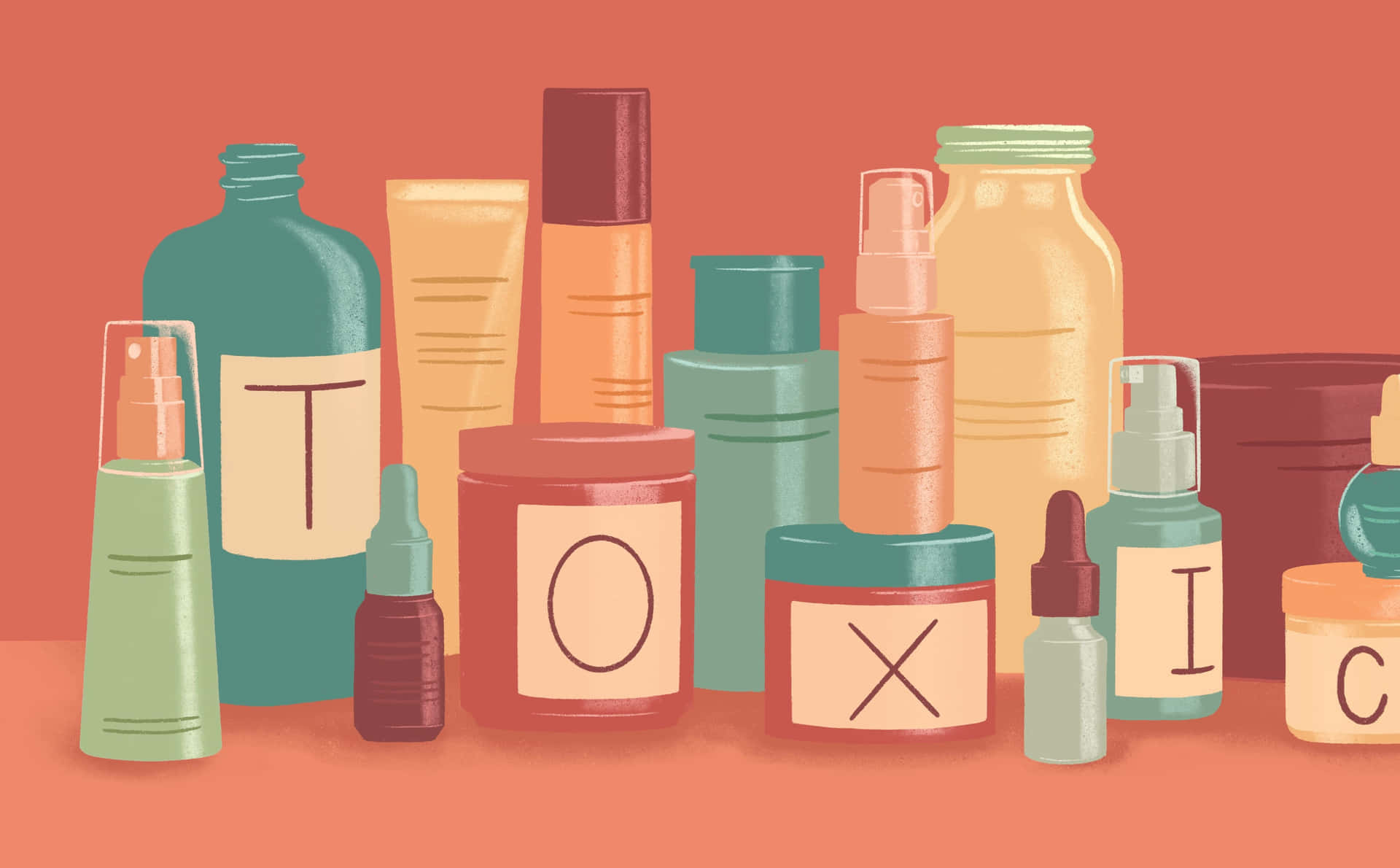 The Dangers Of Toxic Chemicals Background