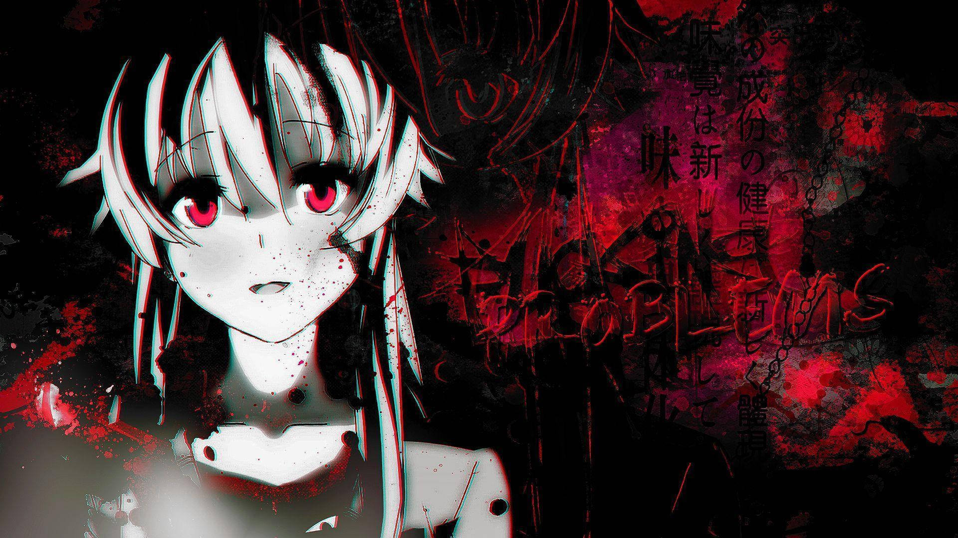 The Dark Allure Of Yuno Gasai Background