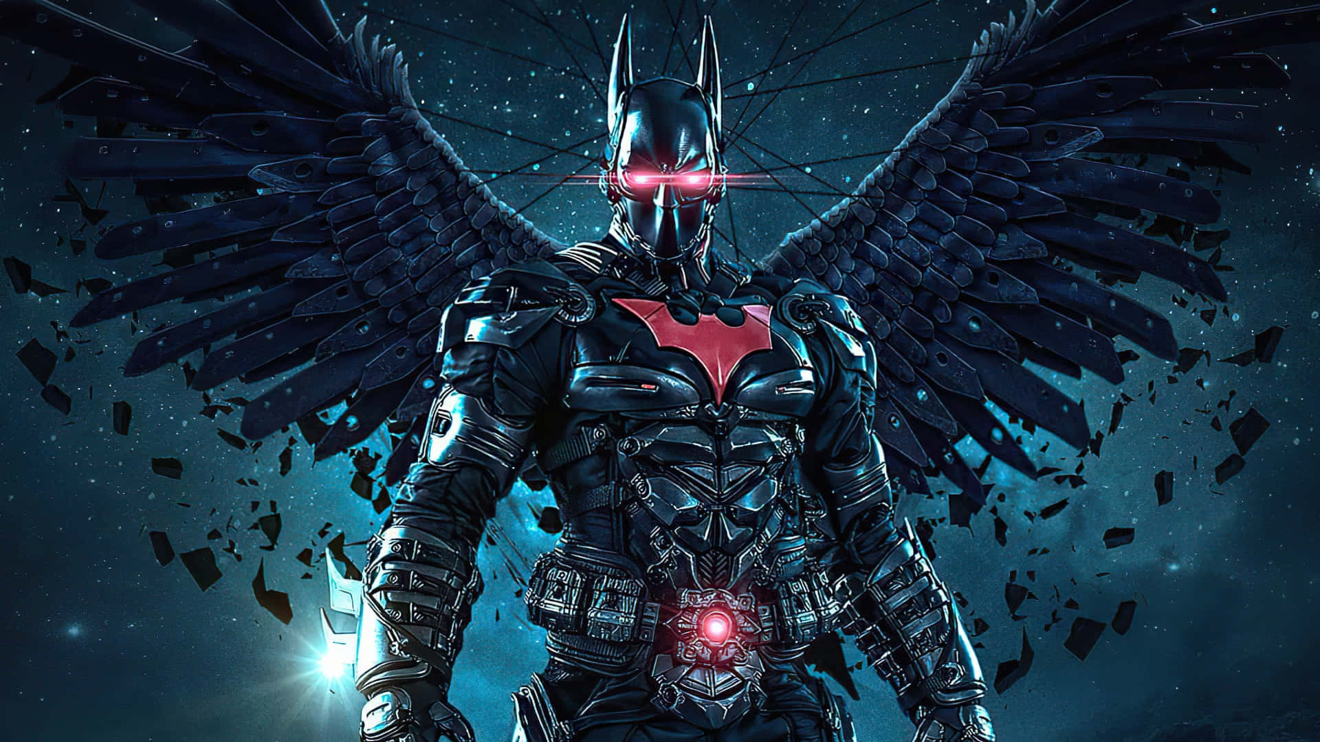 The Dark Knight - Batman In A Contemplative Mood Background