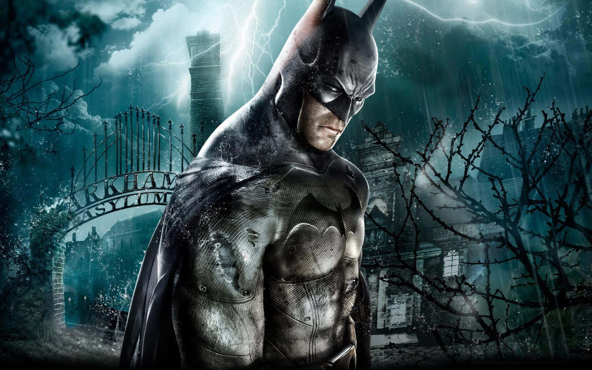 The Dark Knight Conquers Arkham Asylum Background