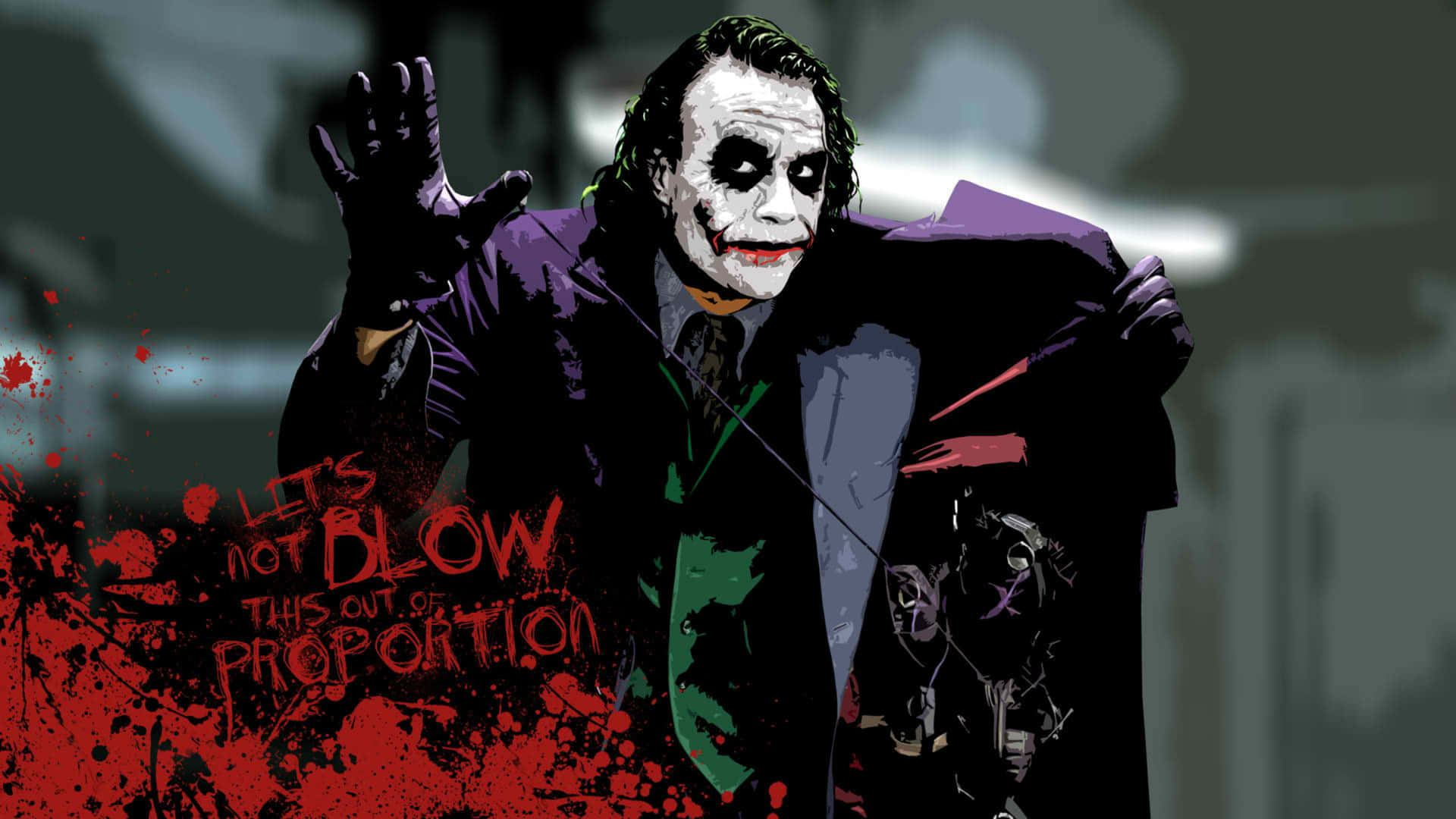 The Dark Knight Joker In All His 4k Ultra Hd Glory Background