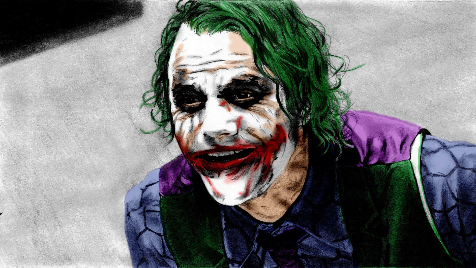 The Dark Knight Joker Preparing For His Latest Terror Attack Background