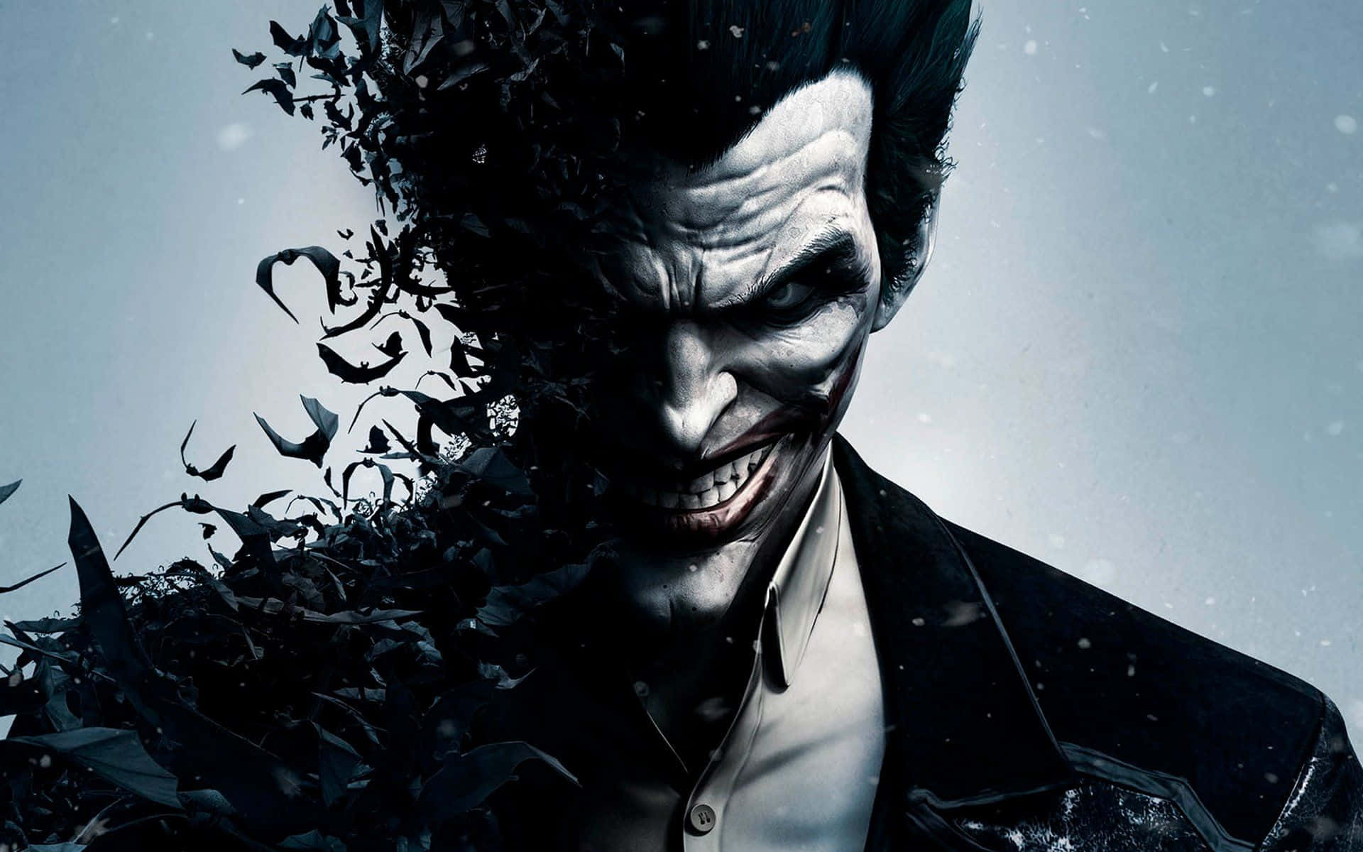 The Dark Knight Returns In One Face Background