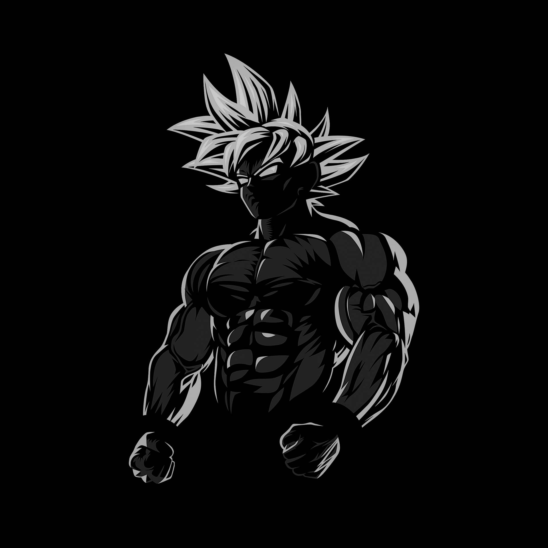 The Dark & Light Of Goku Background