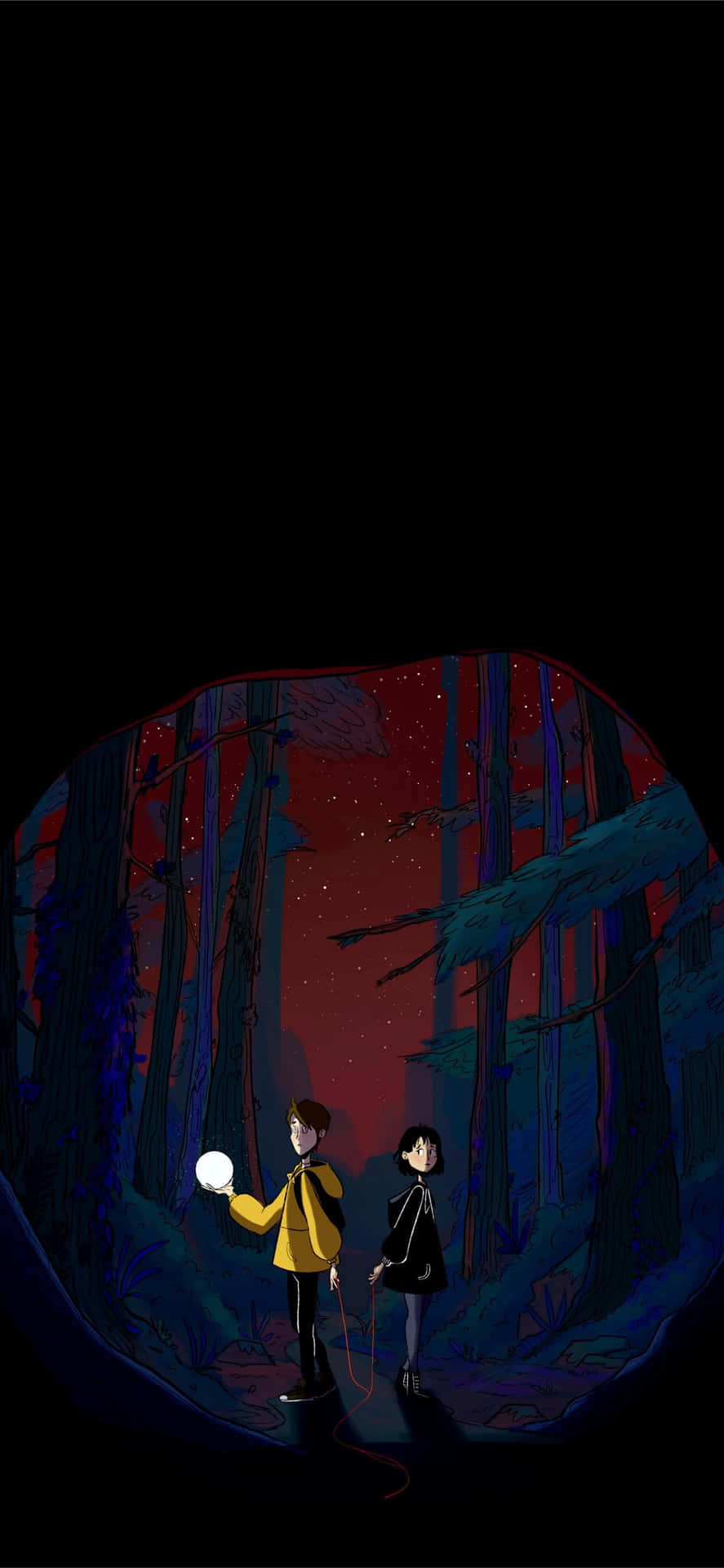 The Dark Netflix Original Drama Cartoon Background