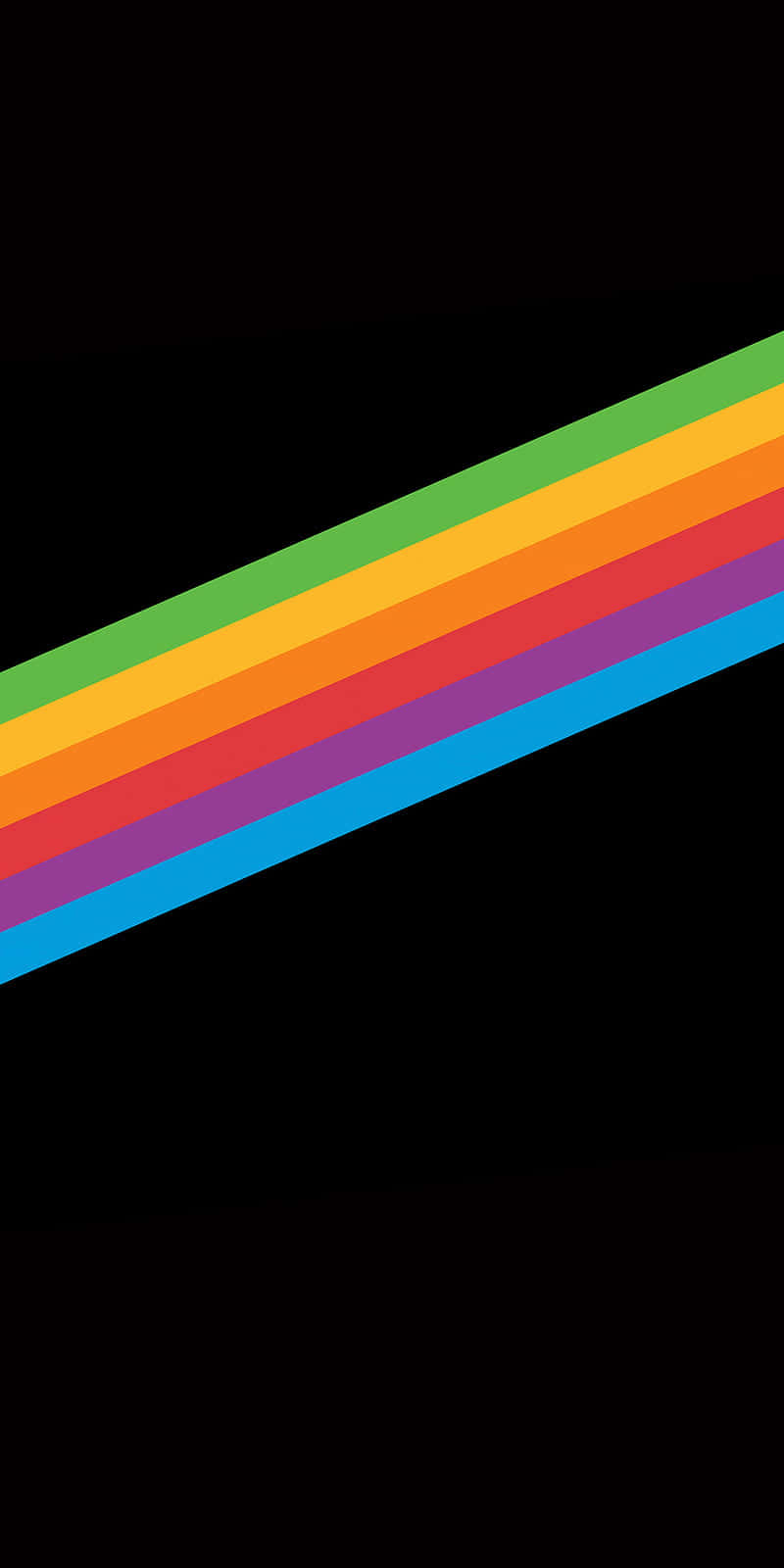 The Dark Side Of The Moon - A Rainbow Colored Stripe Background