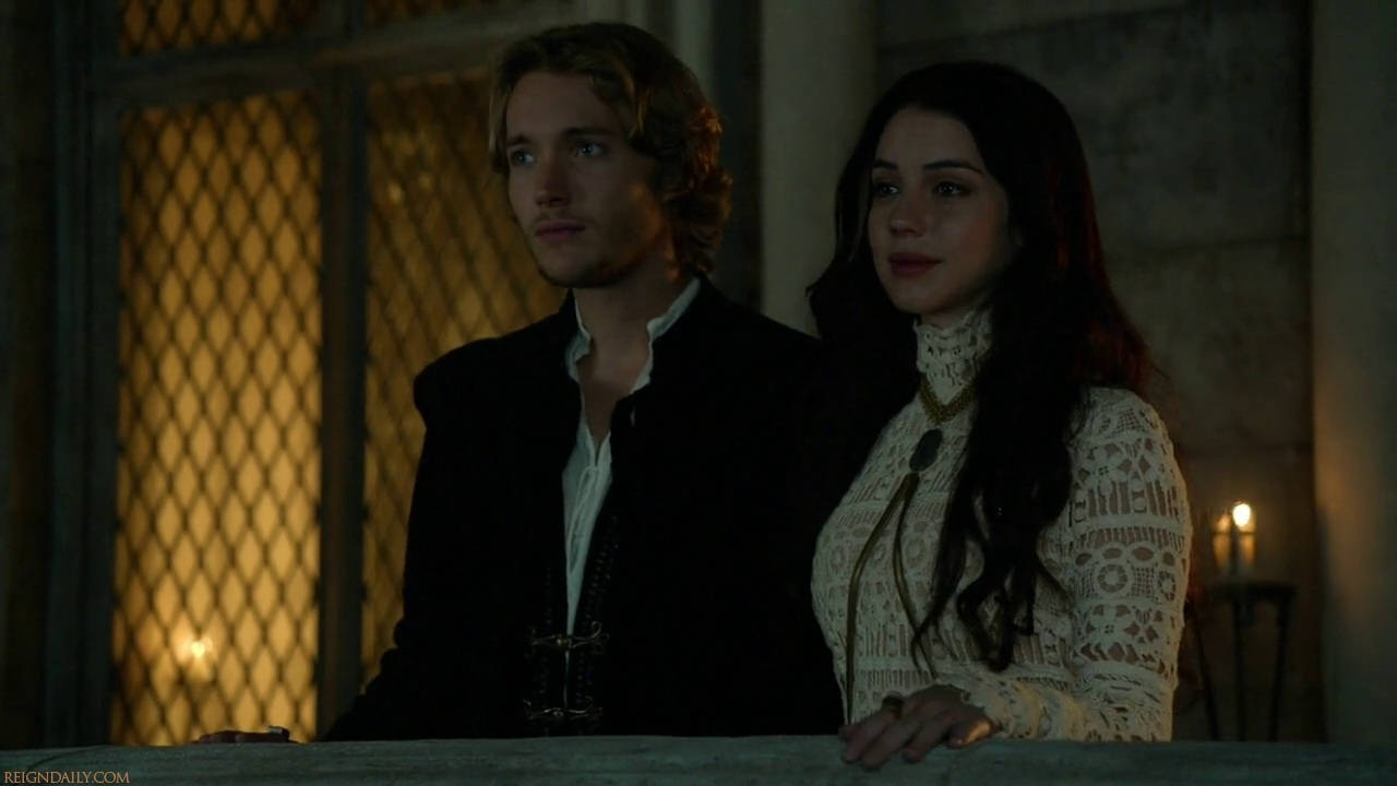 The Dauphin Francis Ii And Queen Mary Stuart In Reign Series Background