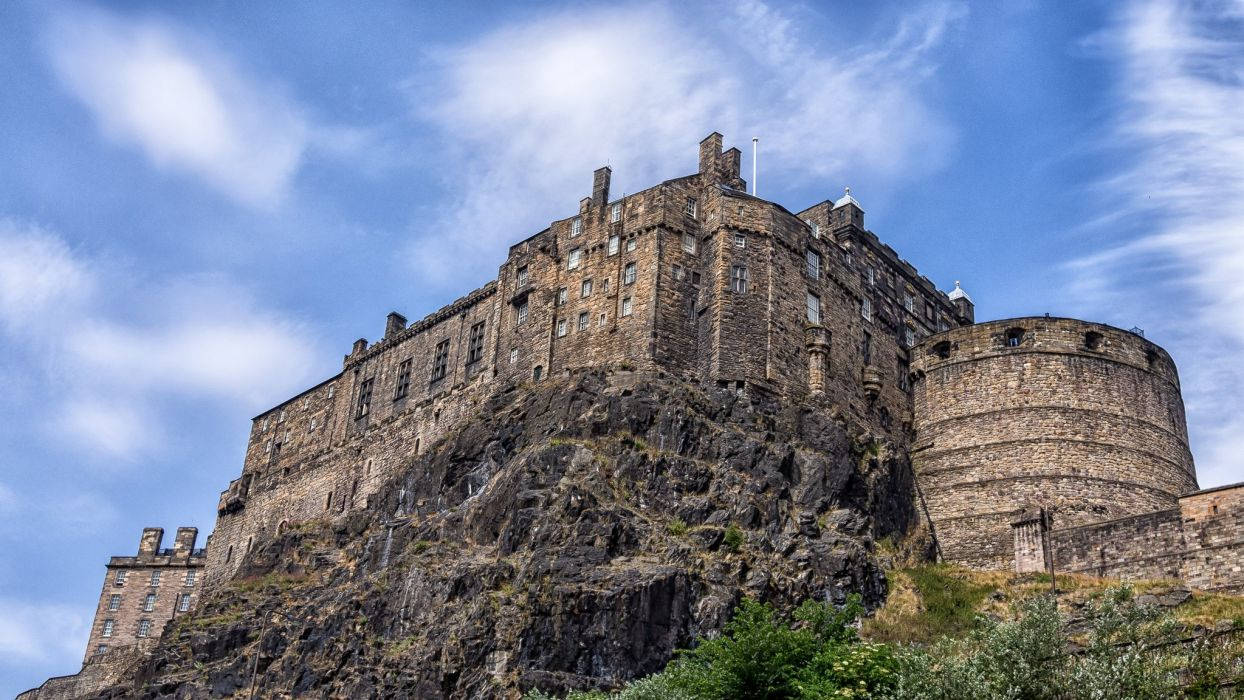 The David's Tower At Edinburgh Castle