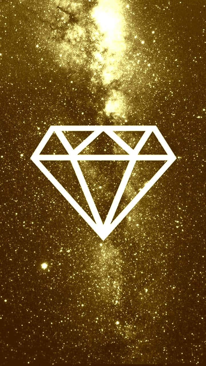 The Dazzling Beauty Of Galaxy Diamond Background