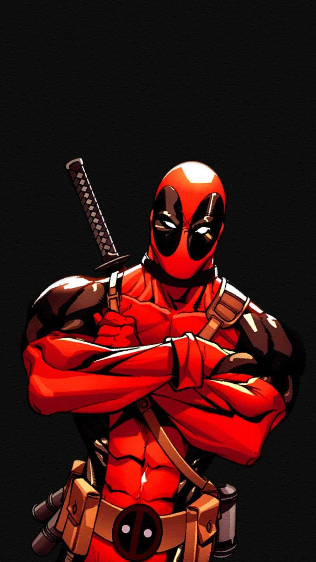 The Deadpool Logo Background