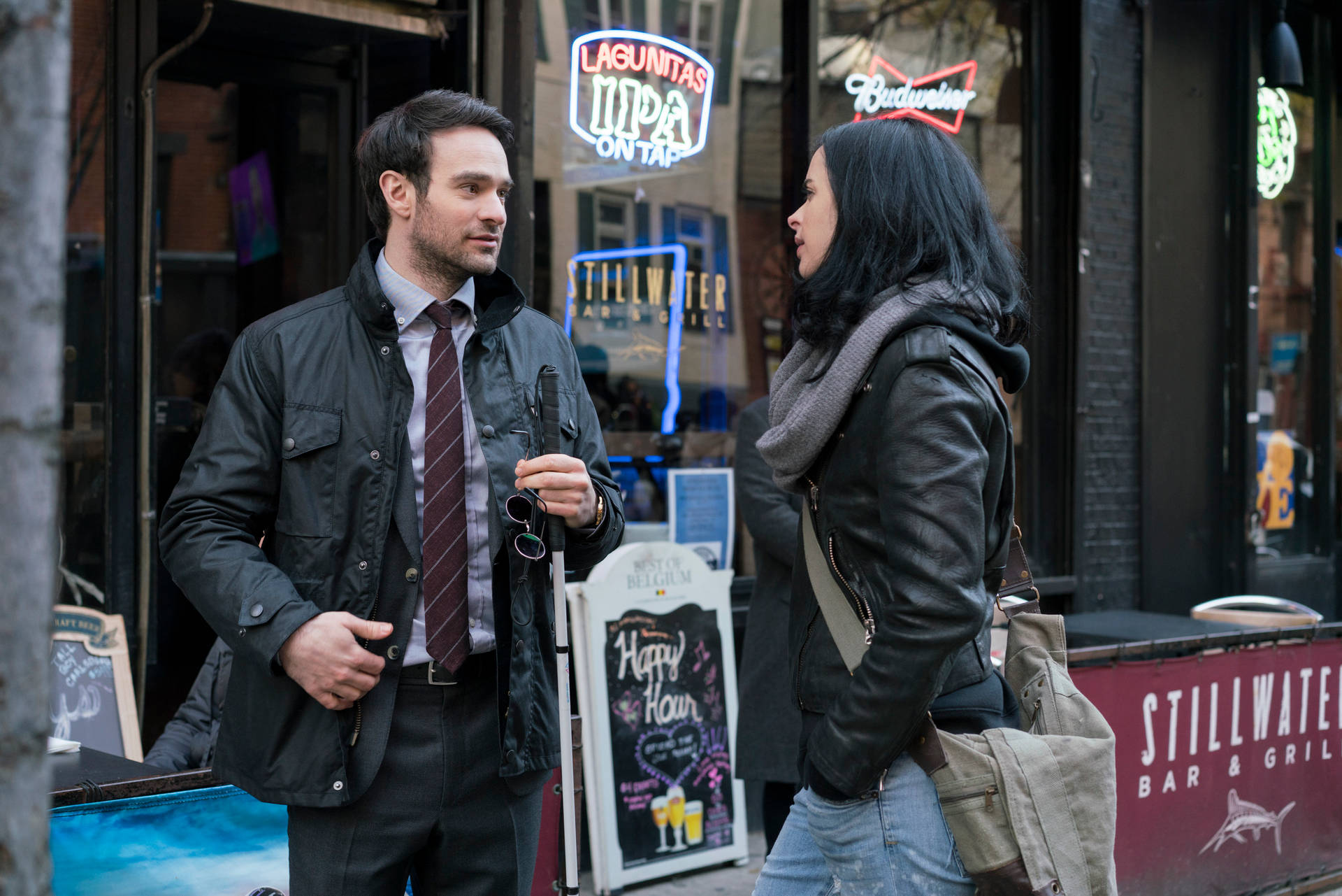 The Defenders Matt Murdock And Jessica Background