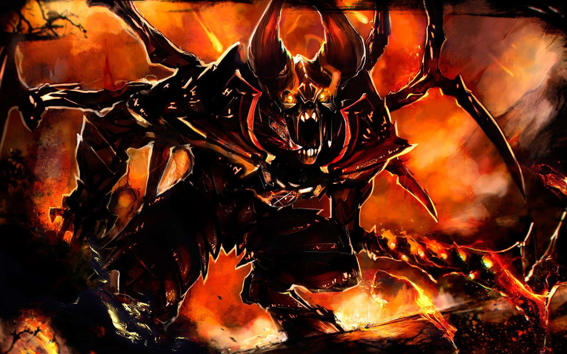 The Demon-slaying Action Of Doom Eternal In 4k