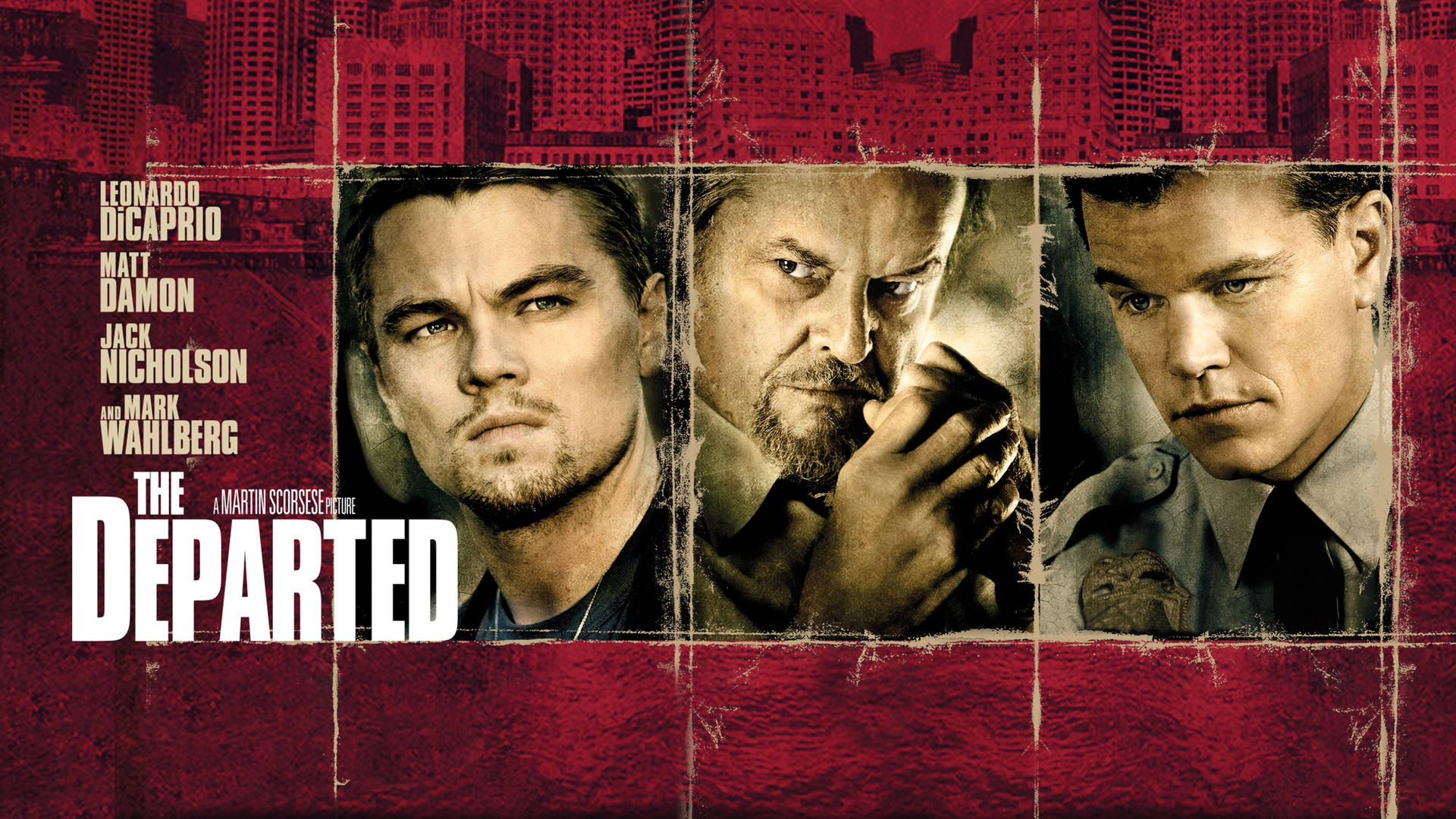 The Departed Maroon Movie Poster Background