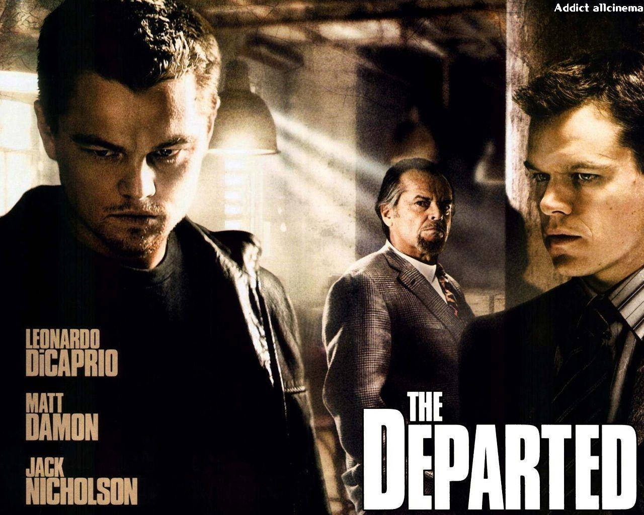 The Departed Movie Poster Names Display Background