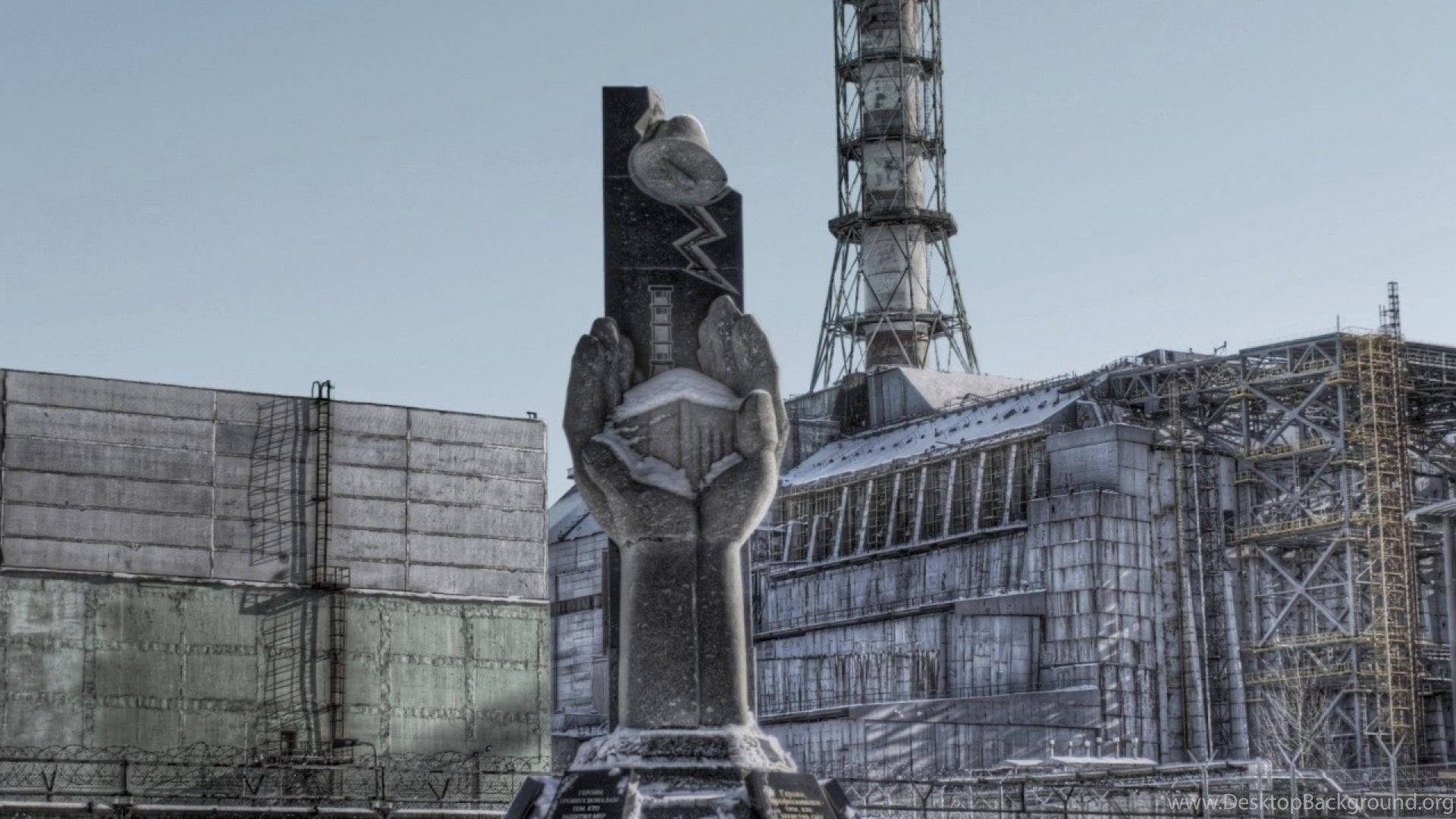 The Desolate Chernobyl Nuclear Power Plant Background