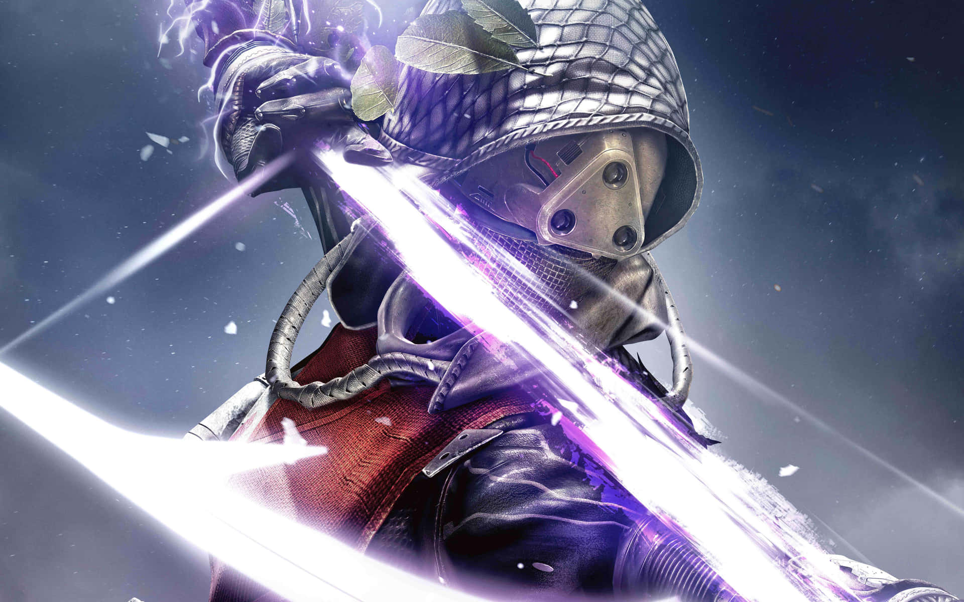 The Destiny 2 Hunter Takes A Stand Against The Darkness Background