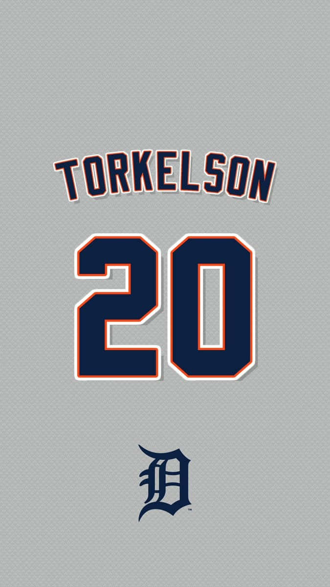 The Detroit Tigers Officially Licensed Baseball Logo Background
