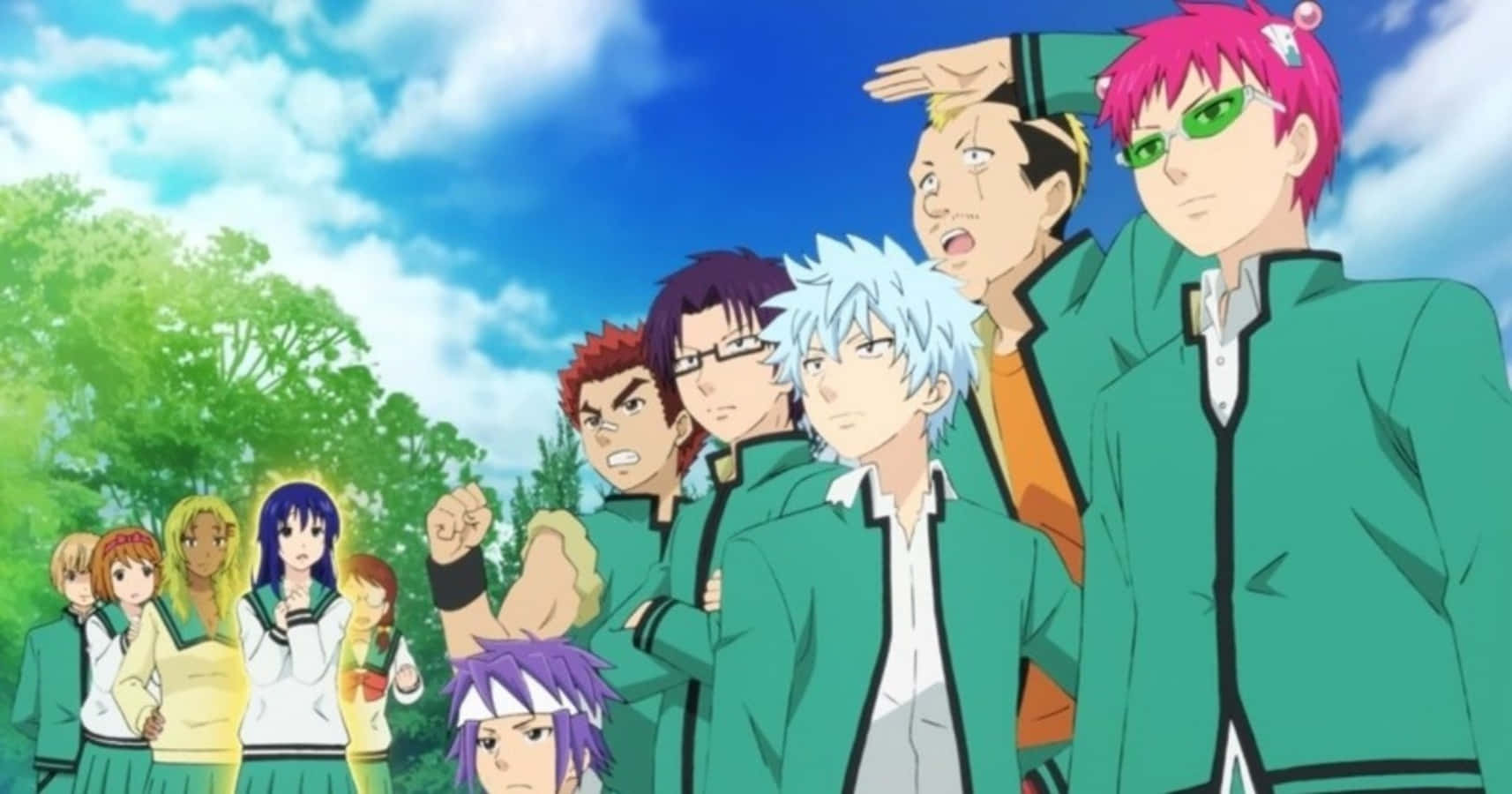 The Disastrous Life Of Saiki K Blue Sky Background