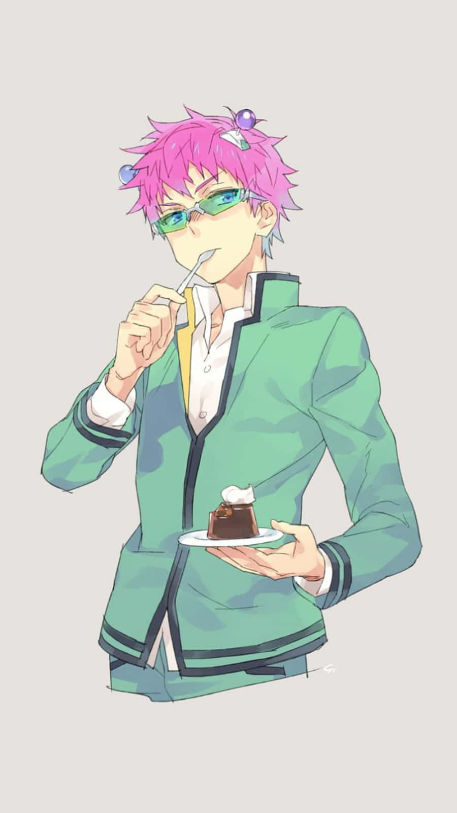 The Disastrous Life Of Saiki K Light Purple Background