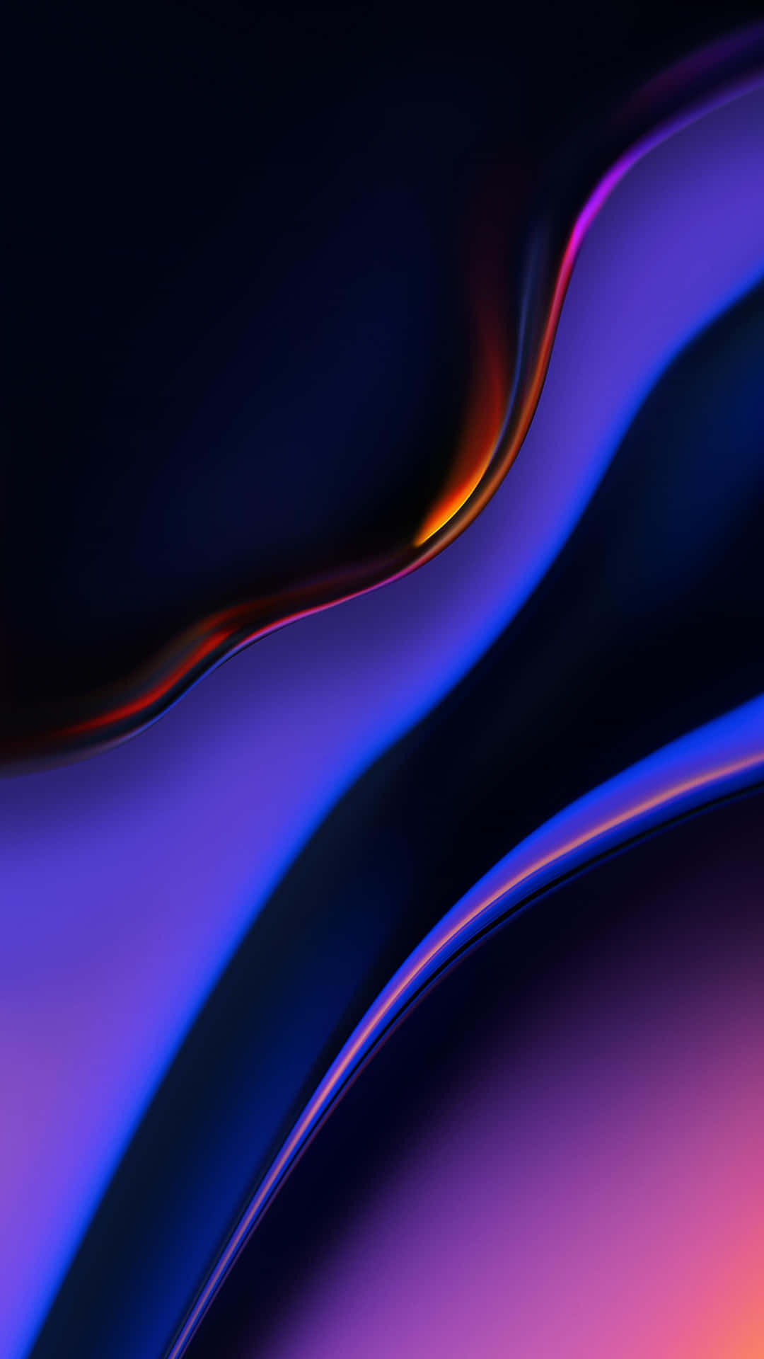 The Distinctive Pattern Of Blue Amoled Technology Background