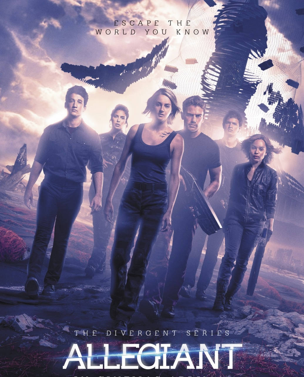 The Divergent Series Allegiant Movie Poster Background