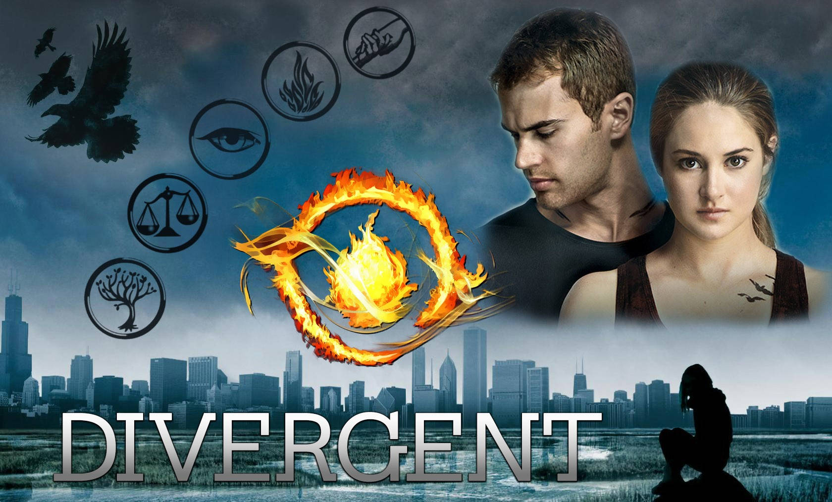 The Divergent Series Graphic Artwork Background