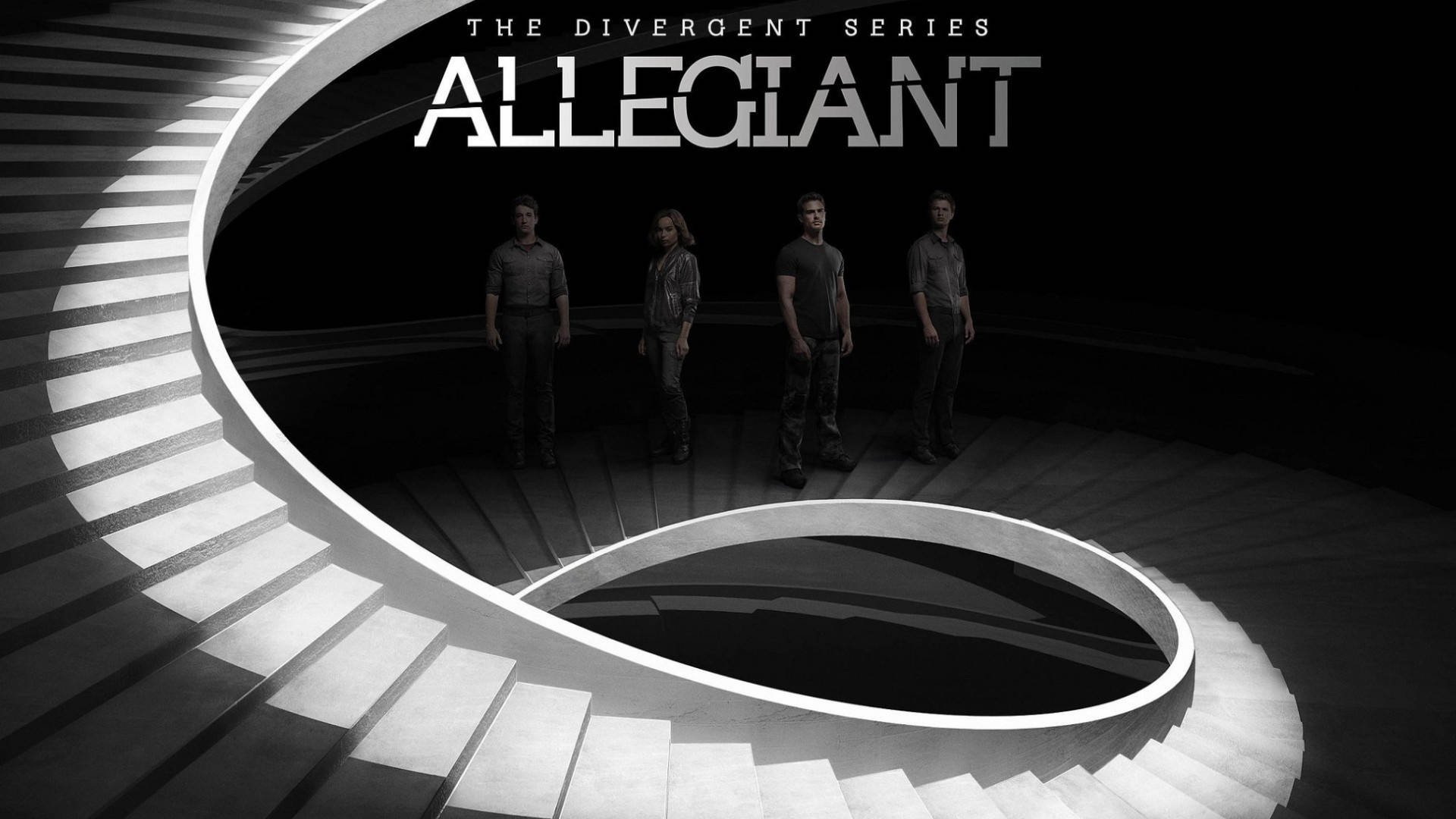 The Divergent Series Spiral Staircase Background