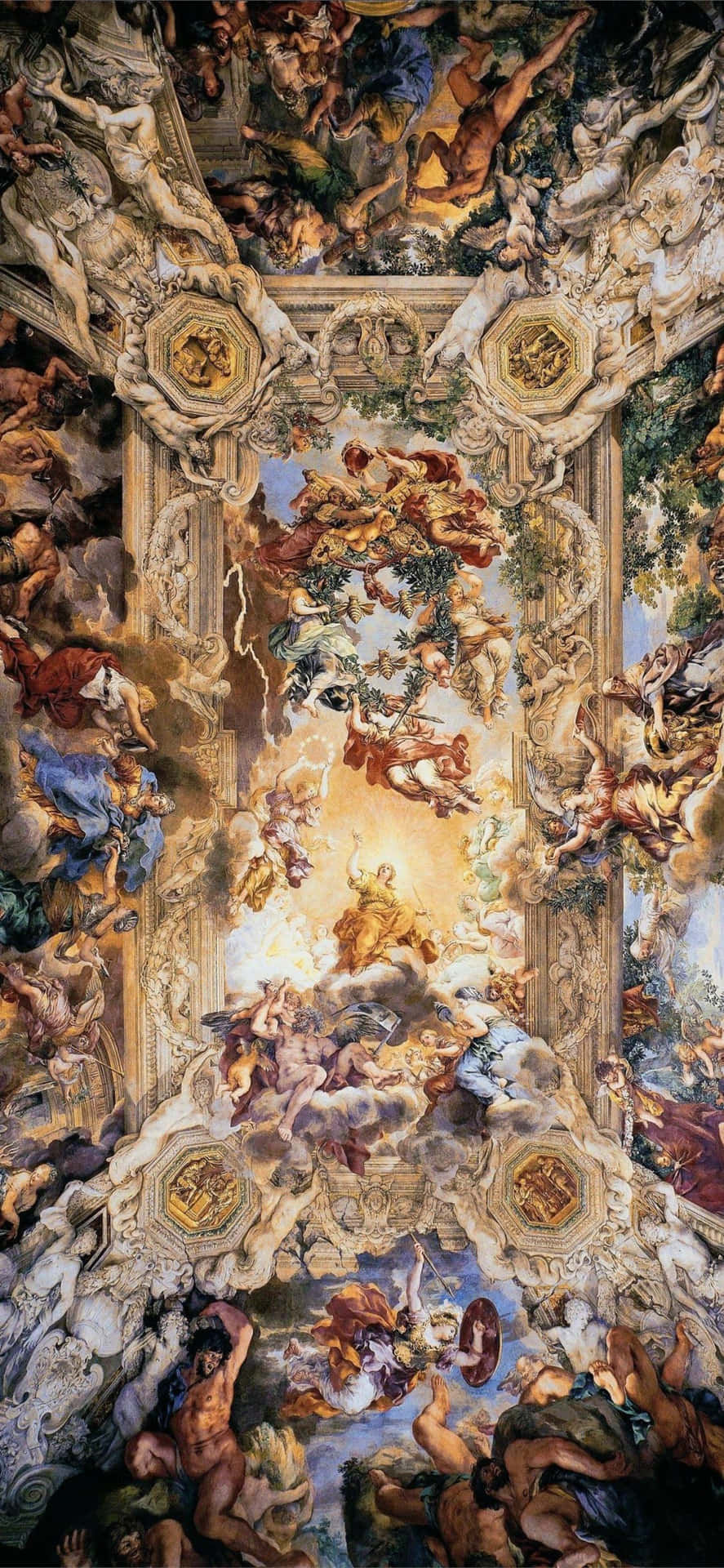 The Divine Art Of Michelangelo Background