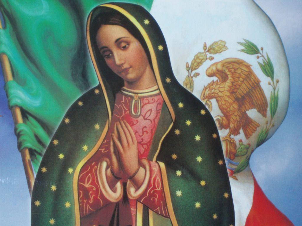 The Divine Radiance Of Virgin Mary Lady Of Guadalupe Background