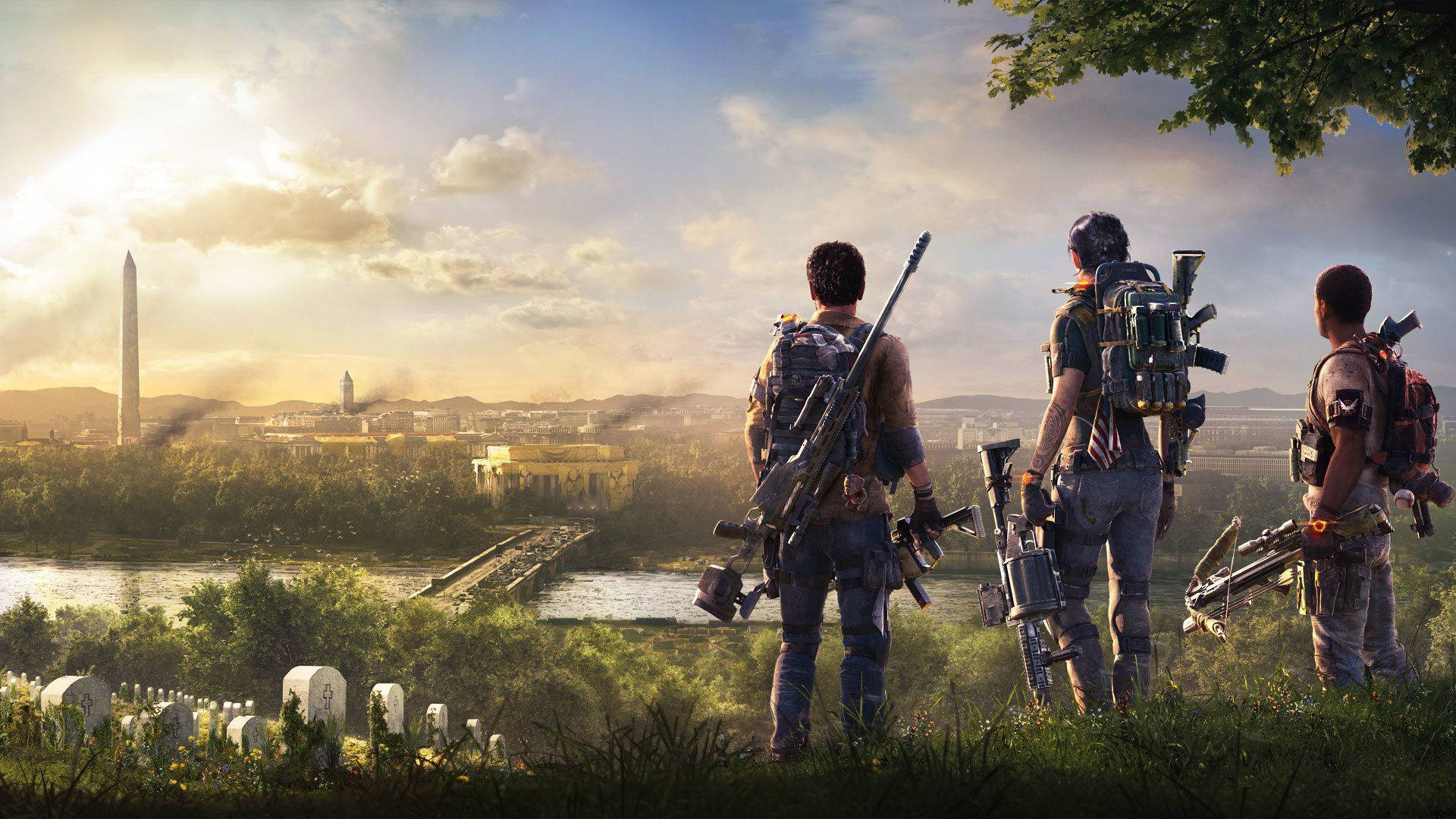 The Division 2 Doomed City Sunset Background