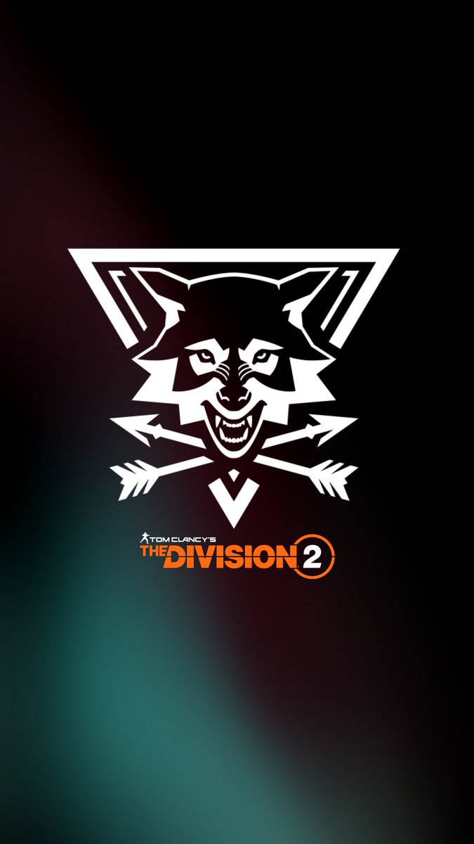 The Division 2 Logo On A Dark Background Background