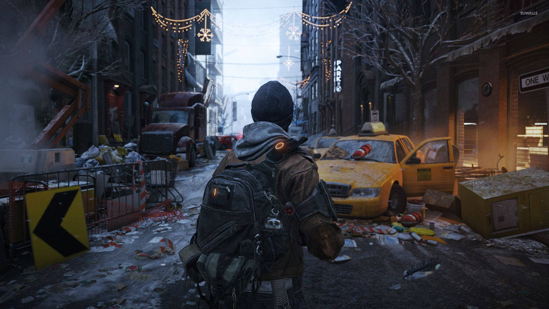 The Division 2 Ruined Street Background