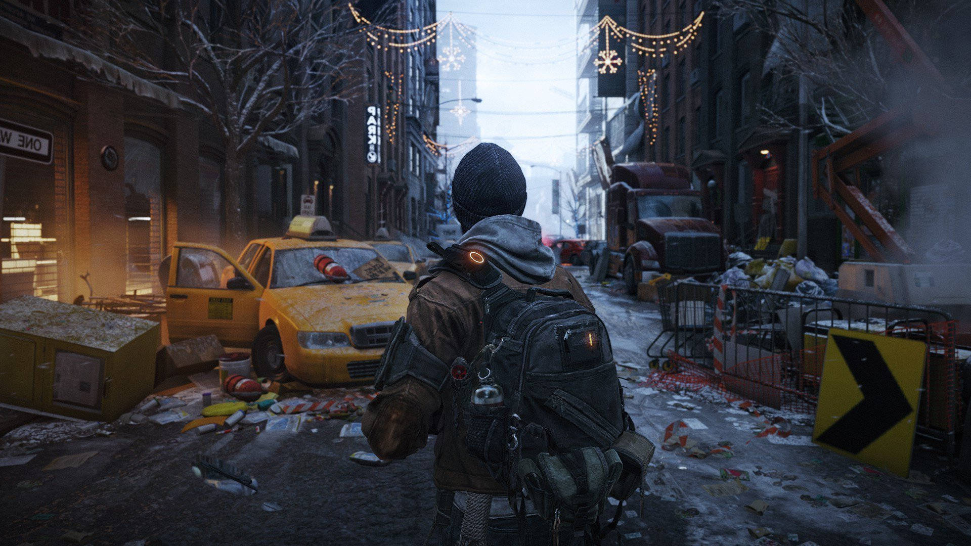 The Division 4k Soldier Yellow Cab Background