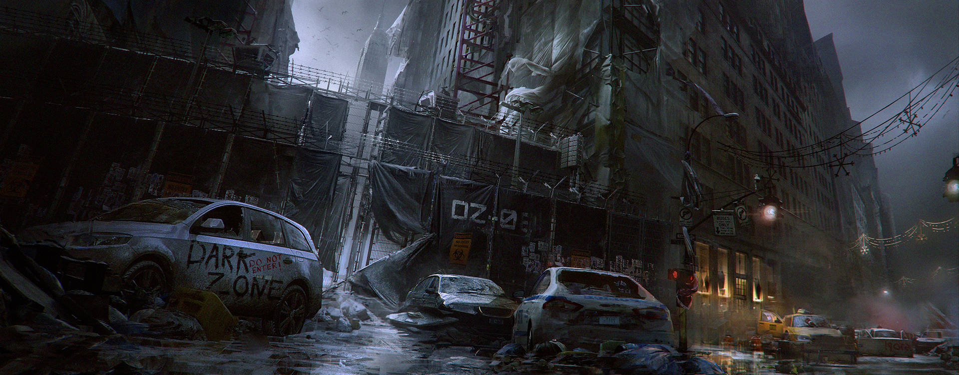 The Division Abandoned Cars Background