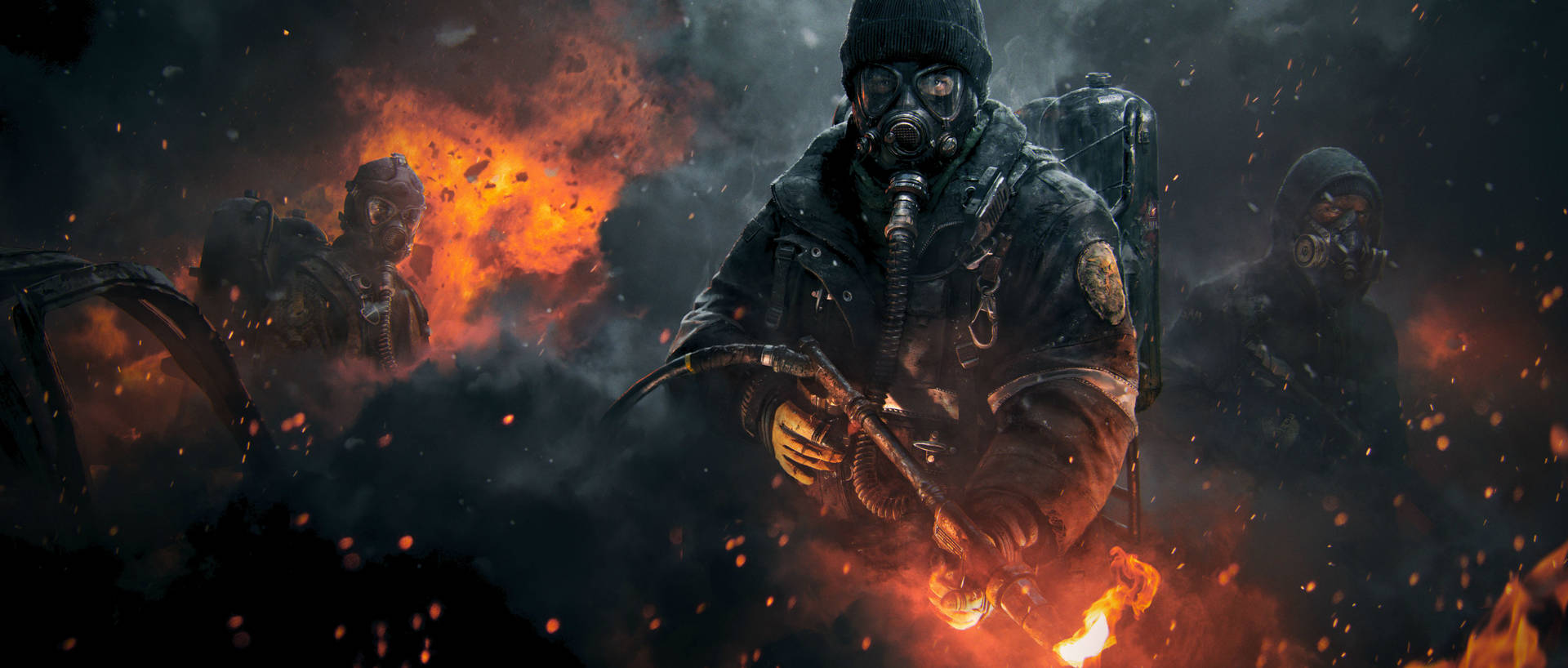 The Division Fire Background