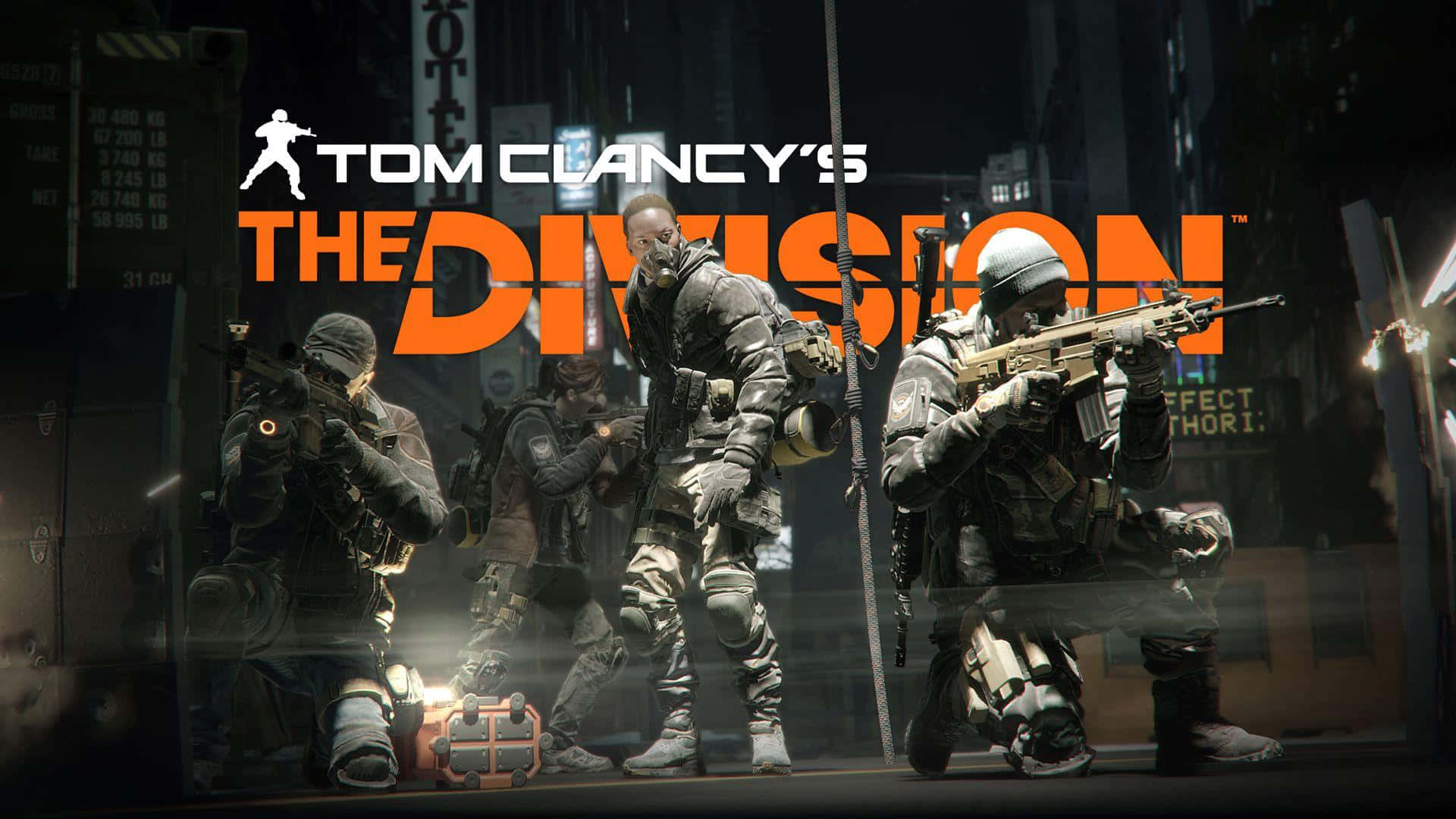 The Division Is A Video Game With A Group Of People Background