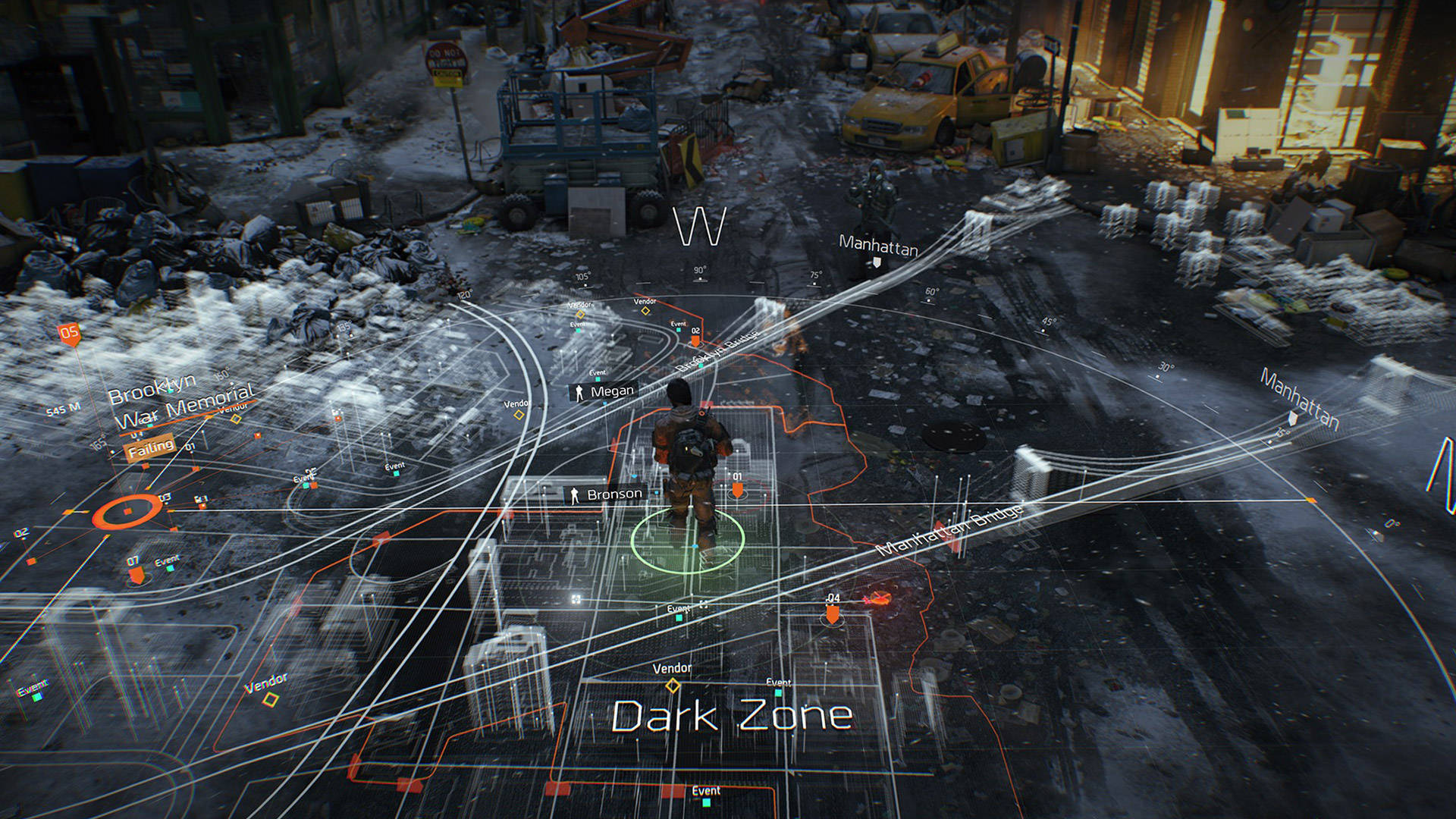 The Division Map Background